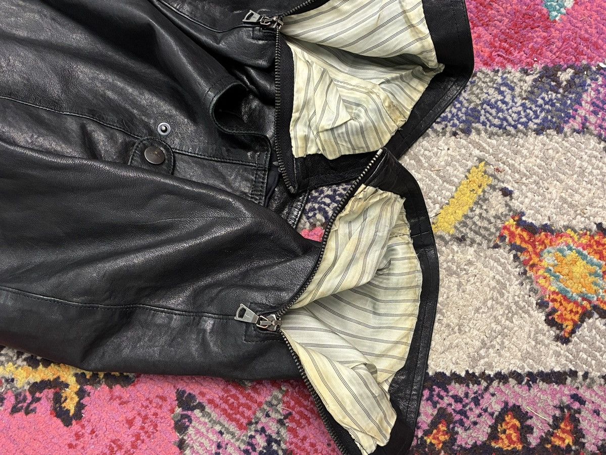 John Varvatos Lambskin Leather Moto Jacket EU 54 USA 44 Size US L / EU 52-54 / 3 - 13 Thumbnail