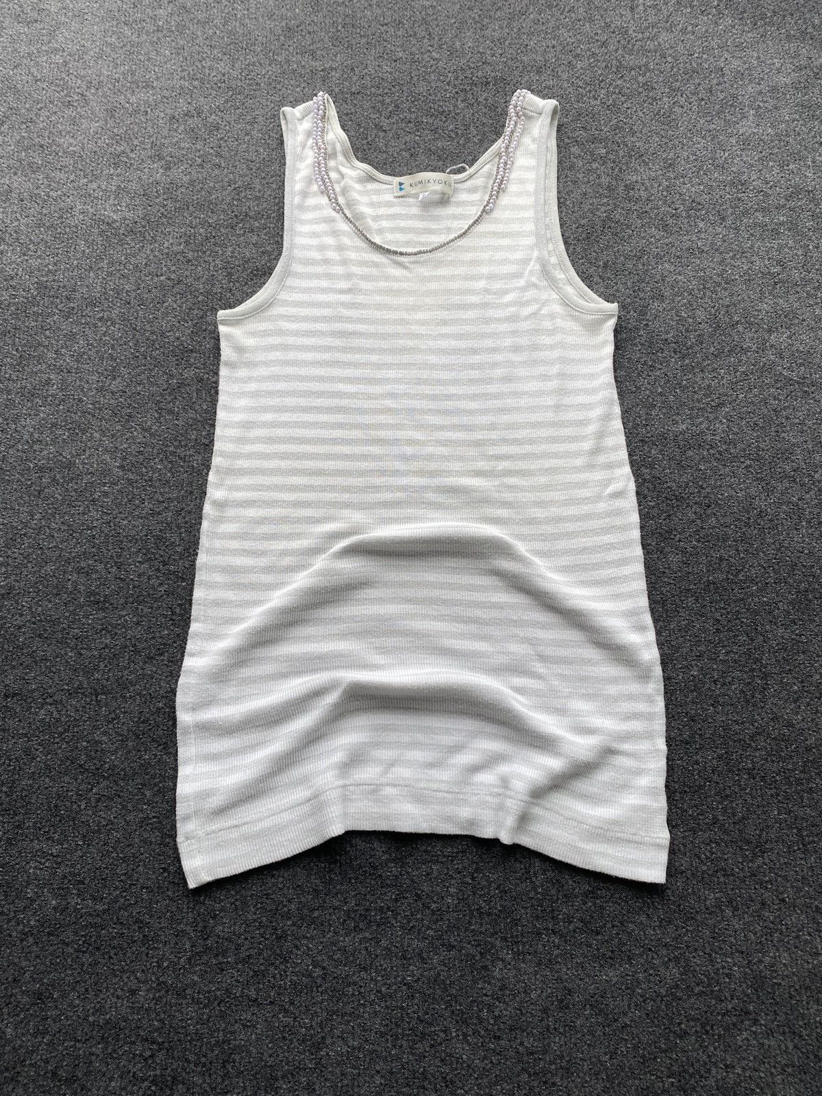 Japanese Brand 🔥Kumikyoku Tank Top japan made gray women 2 Size S / US 4 / IT 40 - 1 Thumbnail