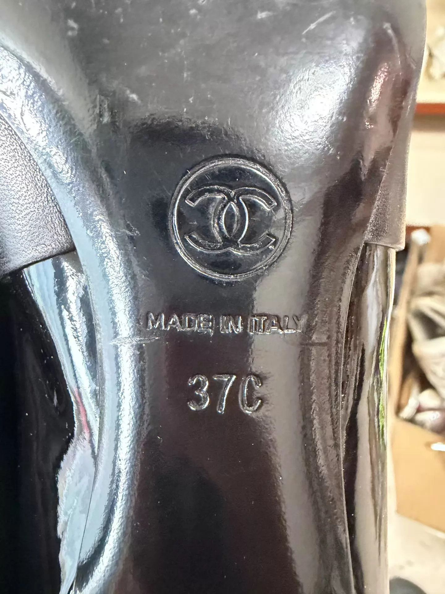 Chanel Chanel 23C Mary Jane Black Gold 99 New 37 Size US 6.5 / IT 36.5 - 7 Thumbnail