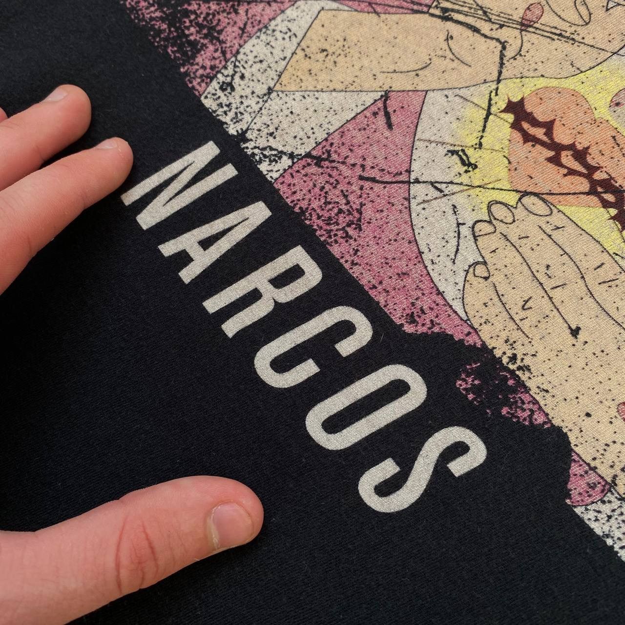 Vintage Vintage narcos big logo tee shirt Size US L / EU 52-54 / 3 - 4 Thumbnail
