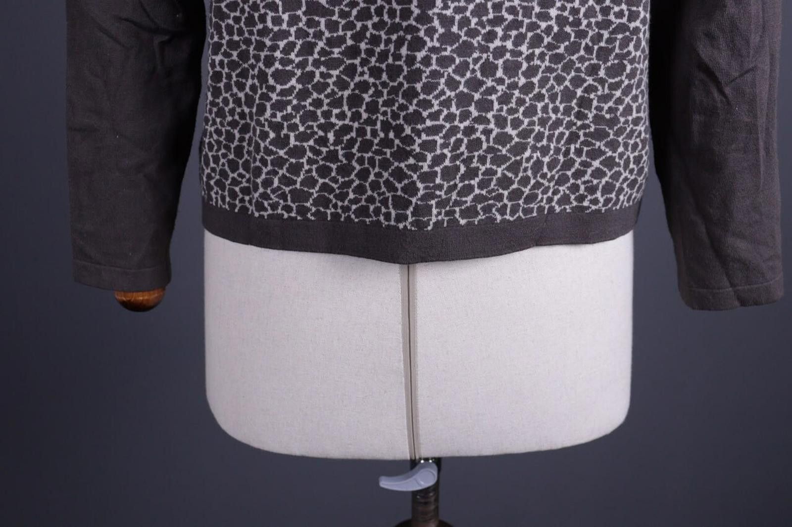 Designer Weekend Max Mara Brown Leopard Print Sweater Size M Size M / US 6-8 / IT 42-44 - 8 Thumbnail