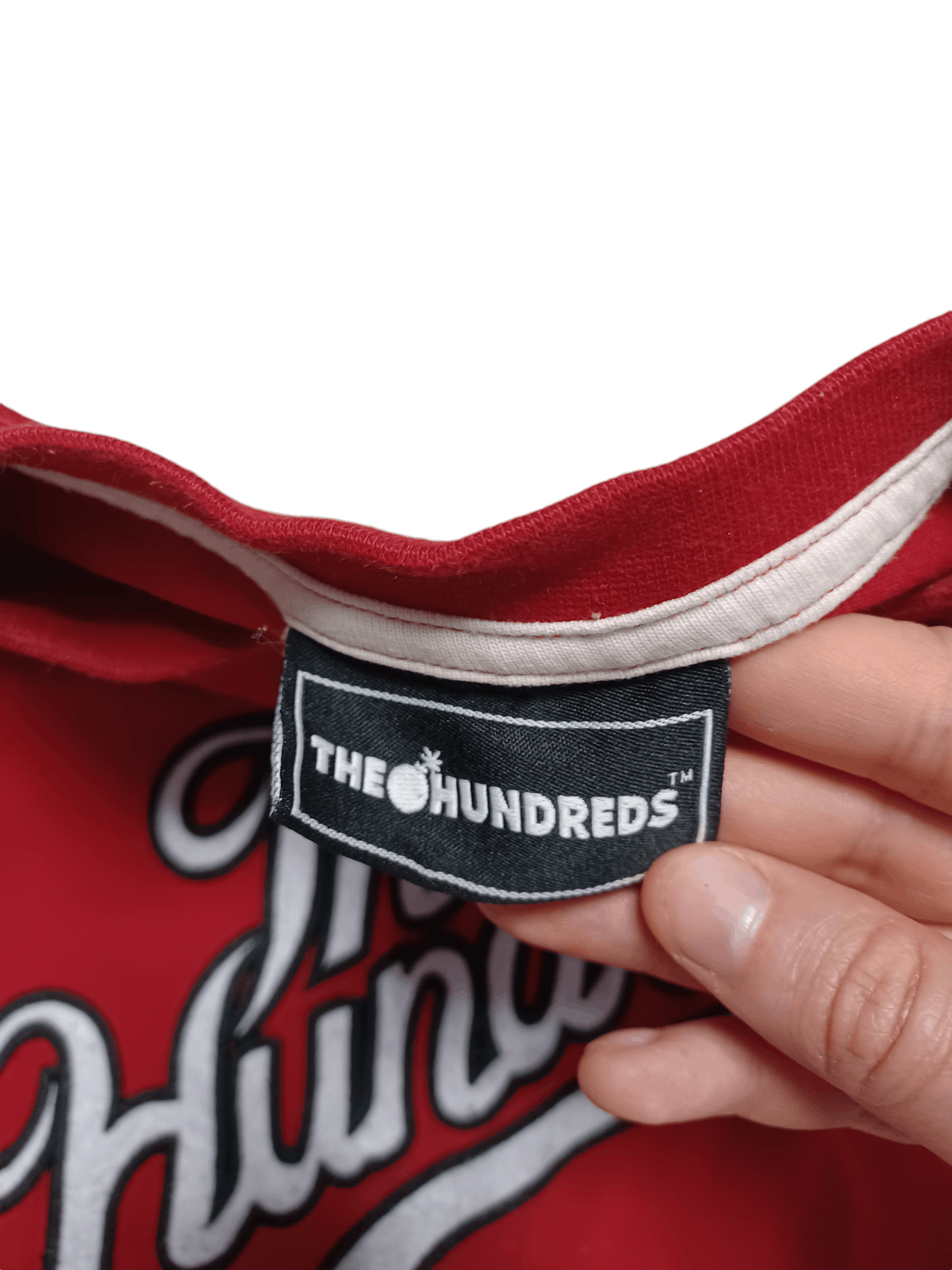 The Hundreds THE HUNDREDS BIGLOGO EMBROIDERED JERSEY STYLE TEE SK8 Size US L / EU 52-54 / 3 - 5 Thumbnail