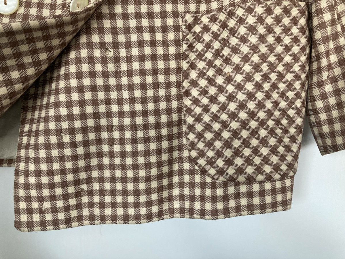 Vintage BULLOCK'S WILSHIRE PLAYDECK BLAZER JACKET COAT CHECKERED 60S Size ONE SIZE - 7 Thumbnail