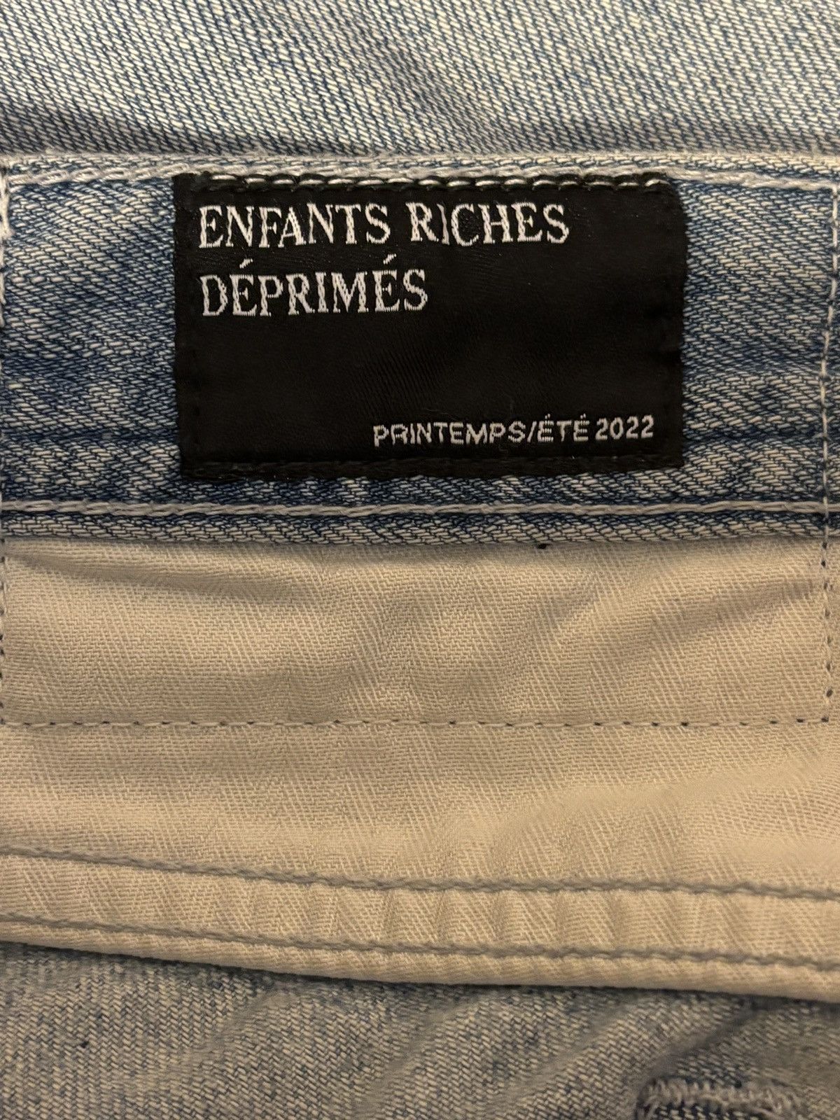 Enfants Riches Deprimes ENFANTS RICHES DEPRIMES SS22 BLUE JEANS Size US 32 / EU 48 - 5 Thumbnail