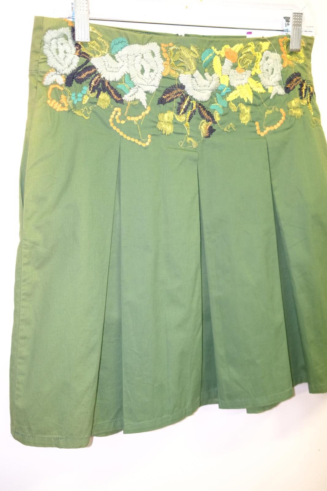 Desigual 2021' Desigual Floral Embroidery Skirt Size 28" / US 6 / IT 42 - 3 Thumbnail
