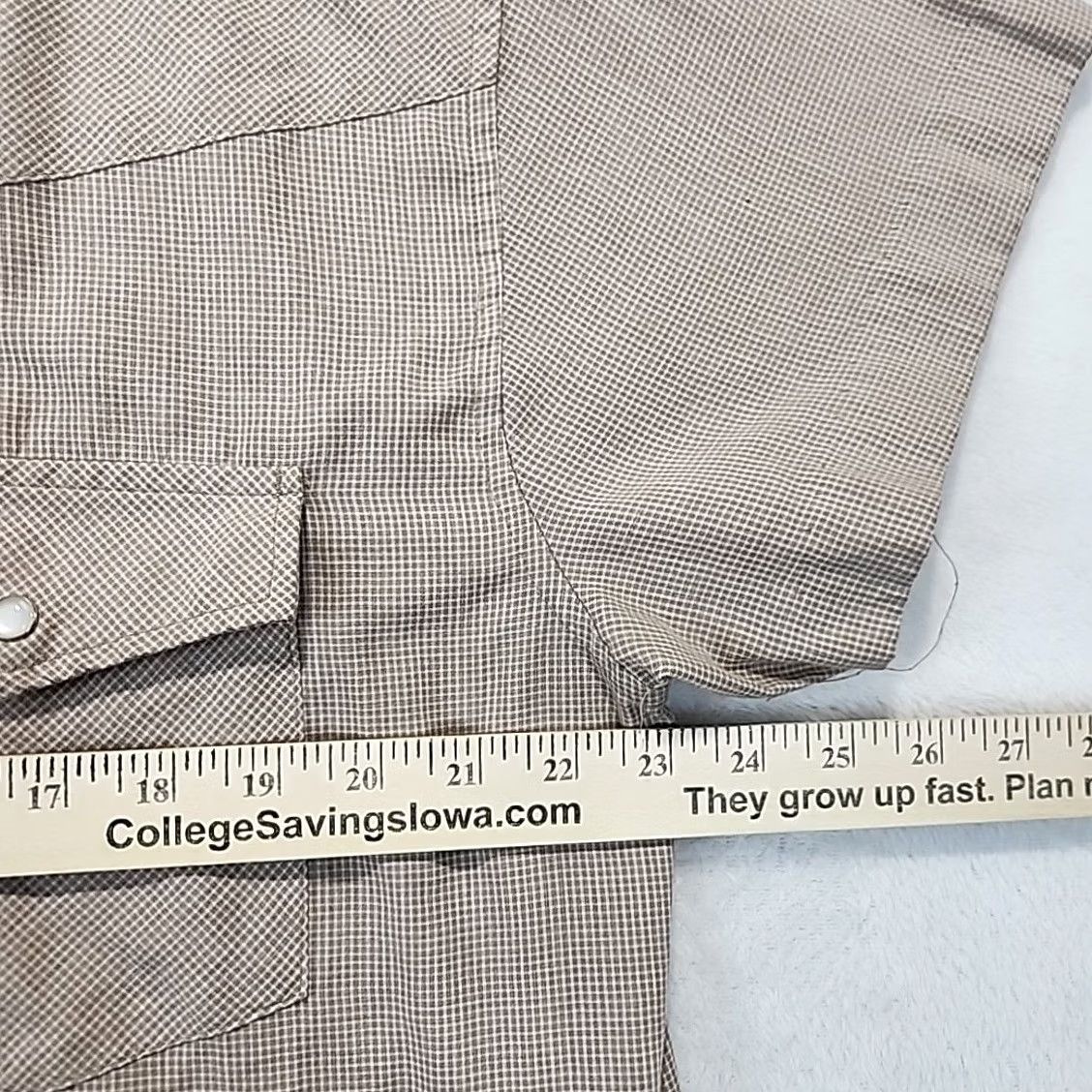 Vintage VINTAGE Cobra Creek Western Shirt Pearl Snap Short Sleeve Brown Plaid Men L Size US L / EU 52-54 / 3 - 6 Thumbnail