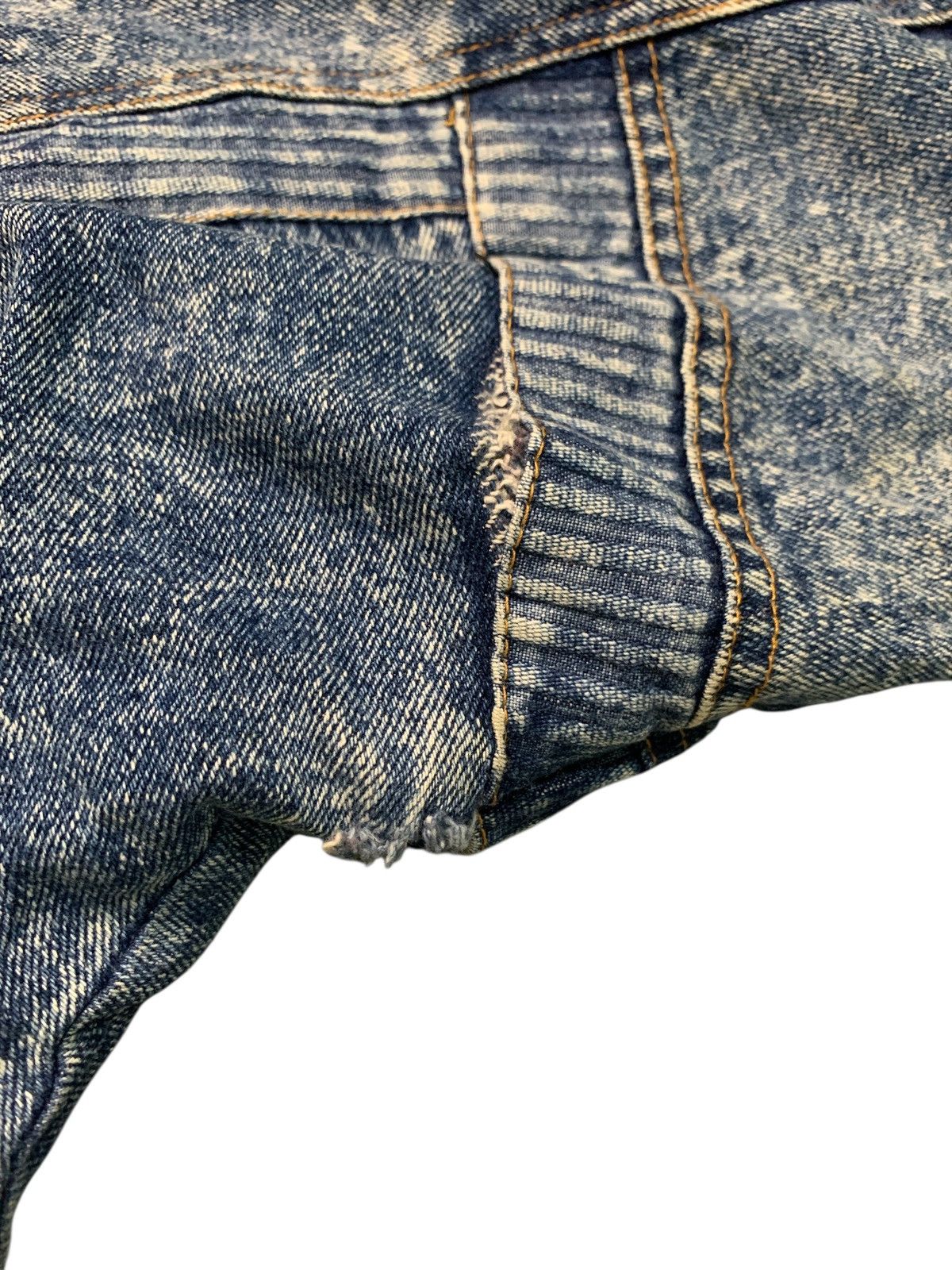 Japanese Brand Rare Design Vintage Slow Down Fashion Denim Jackets Size XXL / US 16-18 / IT 52-54 - 7 Thumbnail