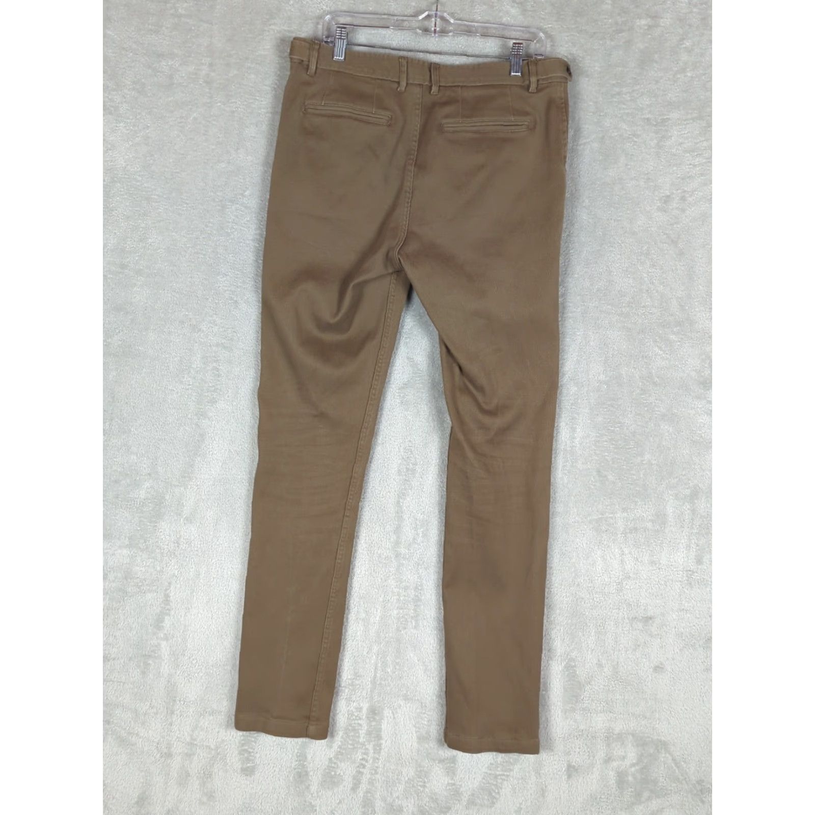 Corridor Corridor NYC Sturdy Corded Cotton Twill Trousers Pant 34 Regular Milk Chocolate Front Flat 5-Pocket Mens Size US 34 / EU 50 - 4 Thumbnail