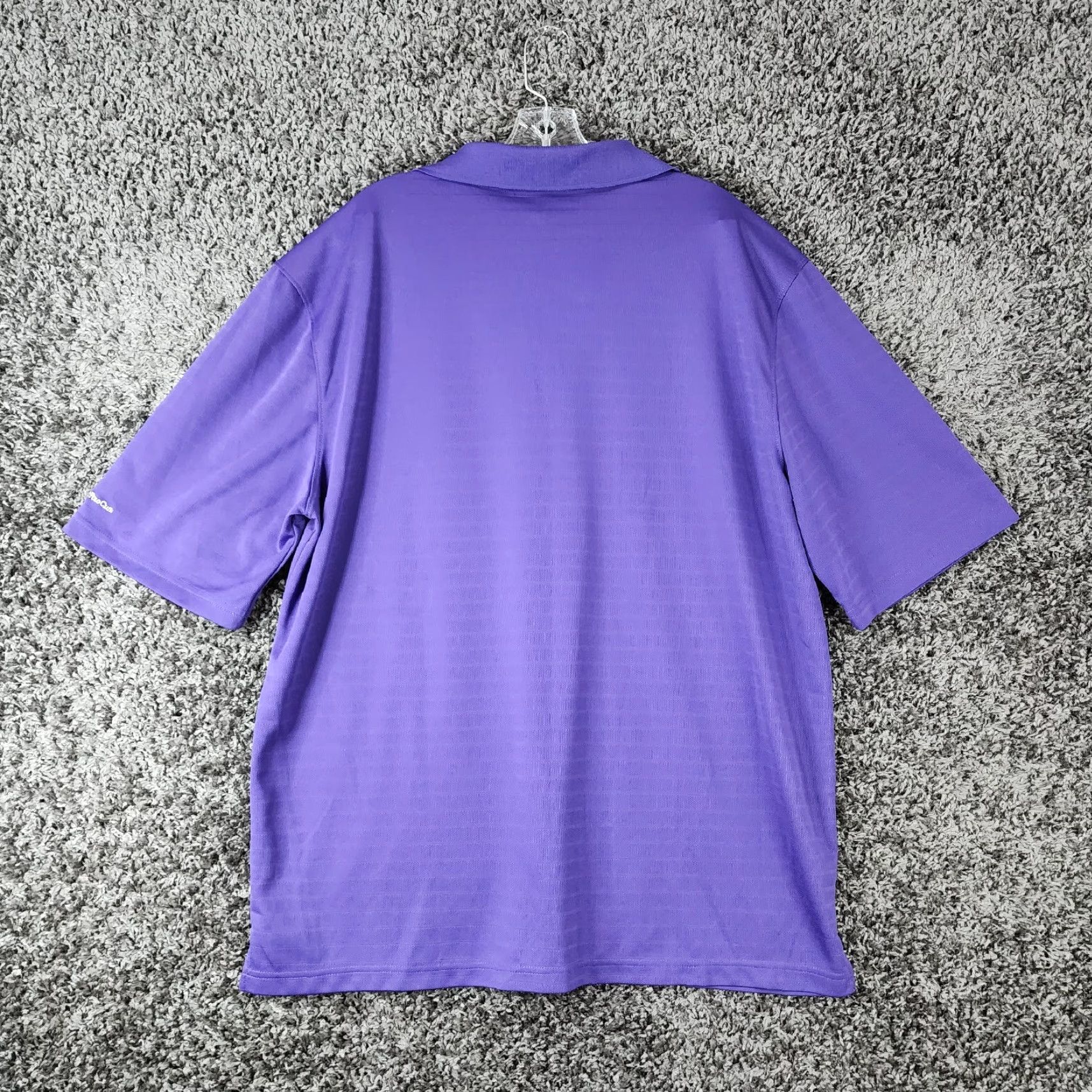 Beverly Hills Polo Club Beverly Hills Polo Club Polo Mens Purple XLT 100% Polyester Big & Tall Shirt Size US XL / EU 56 / 4 - 4 Thumbnail