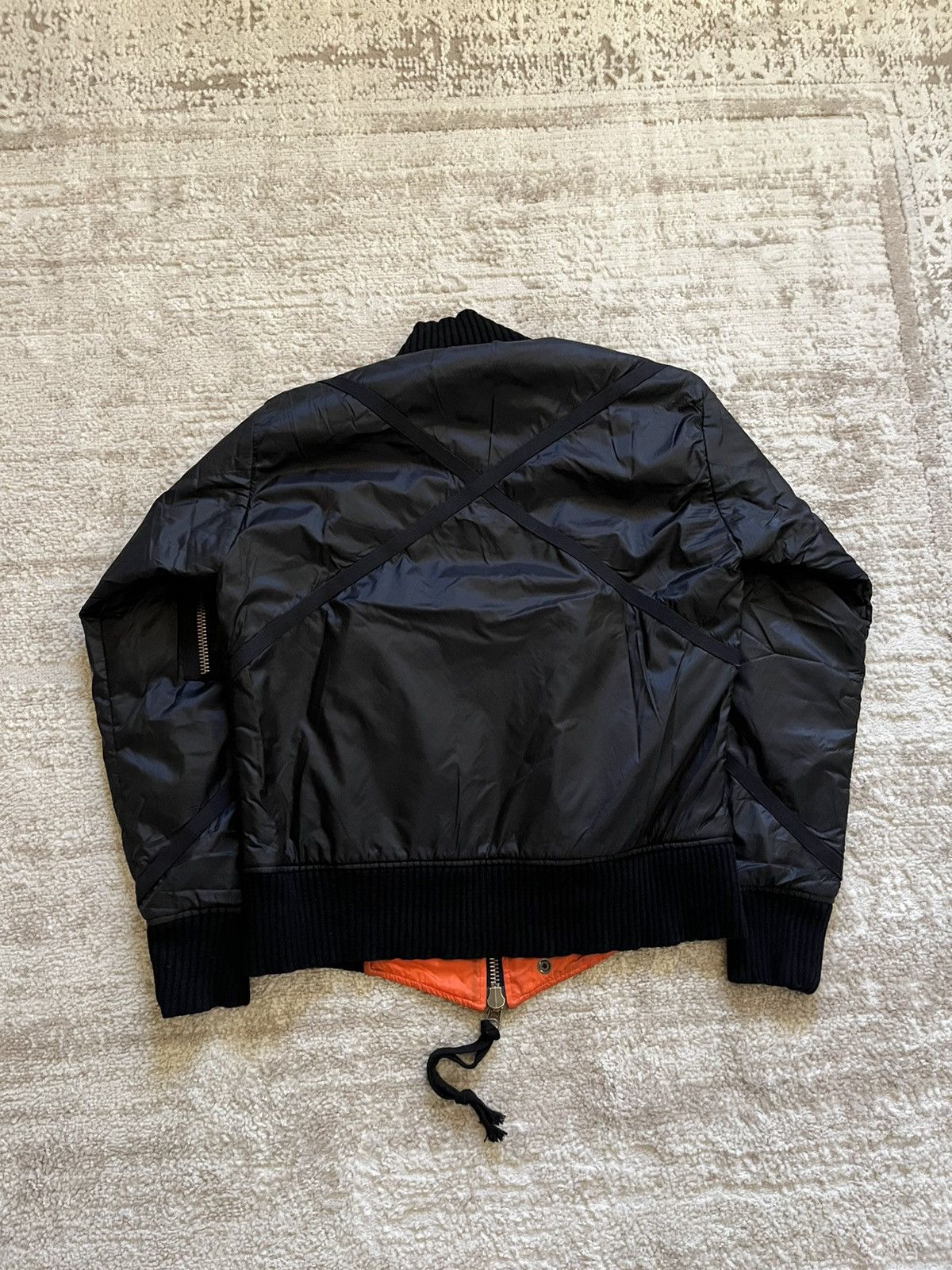Greg Lauren Greg Lauren Black Nylon Flight Jacket Size US S / EU 44-46 / 1 - 8 Thumbnail