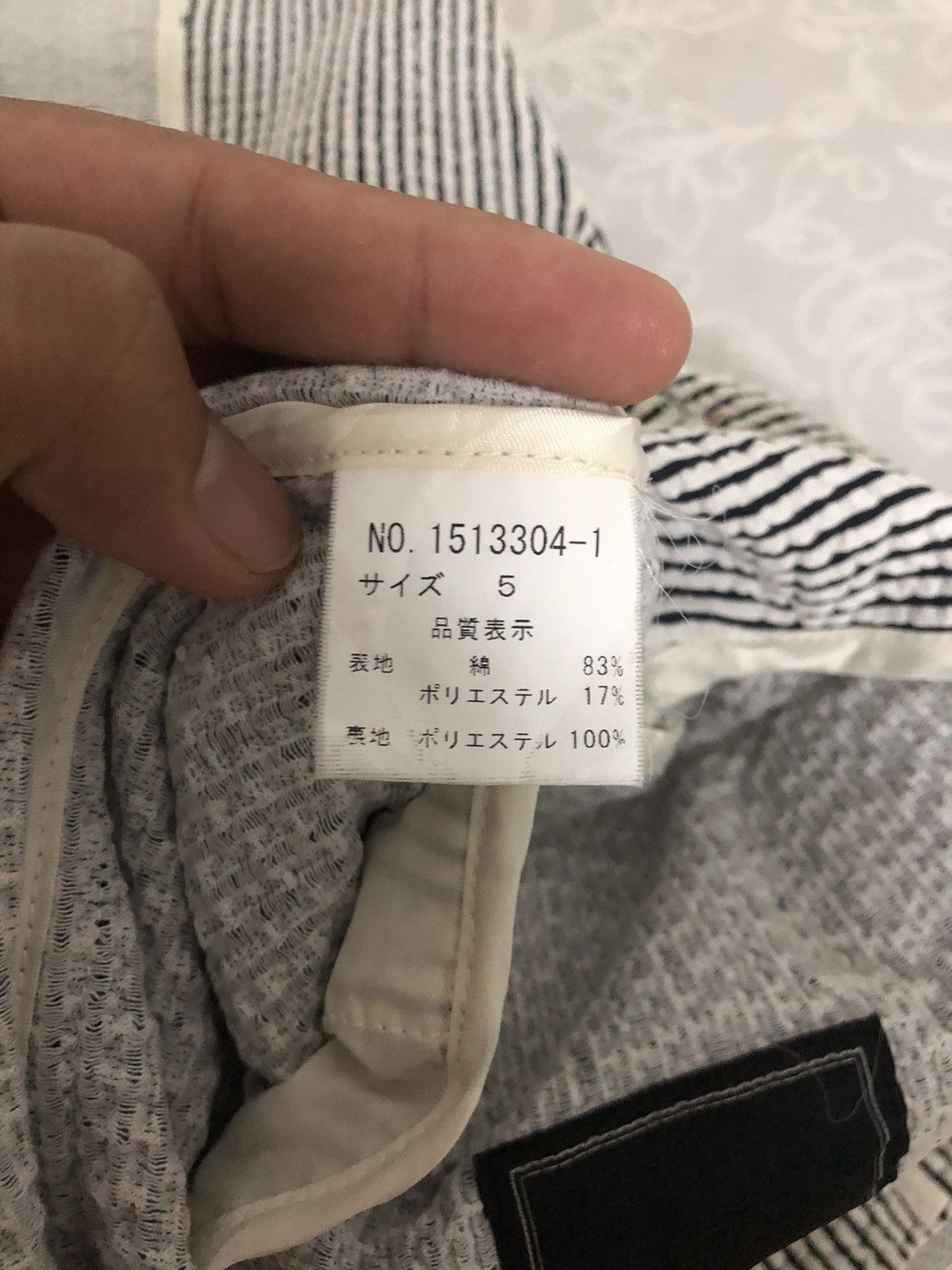 Issey Miyake Tete Homme by Issey Miyake Pleated Strip Blazer Size M / US 6-8 / IT 42-44 - 14 Thumbnail