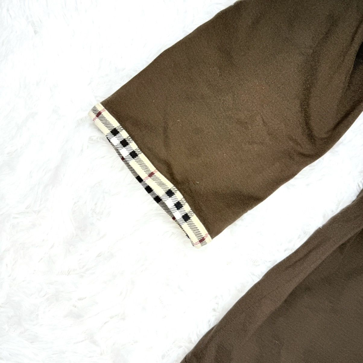 Burberry Burberry Women 3/4 sleeve tops Nova Check Brown Horse Size M / US 6-8 / IT 42-44 - 3 Thumbnail