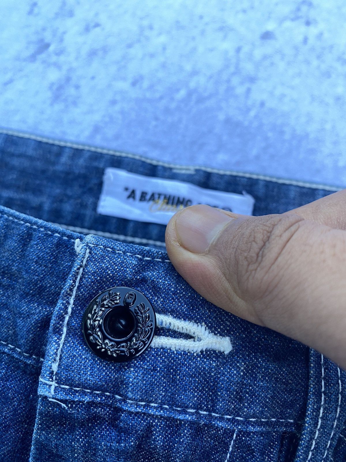 Bape Shortpants a bathing ape denim bape classic Size US 32 / EU 48 - 4 Thumbnail