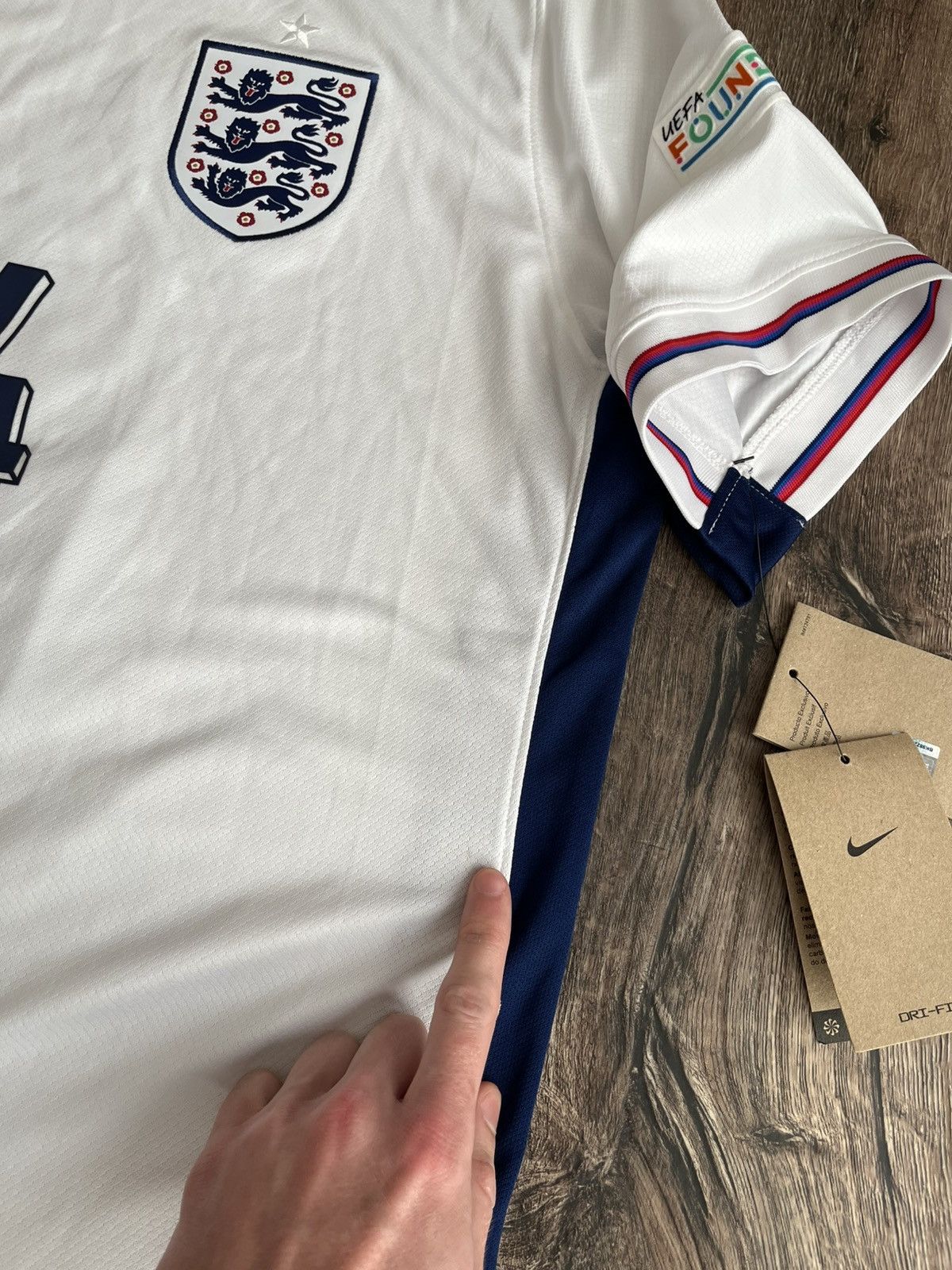 Nike Nike England Home Euro 2024 Fan Version #24 Moore Jersey Size US XL / EU 56 / 4 - 11 Thumbnail