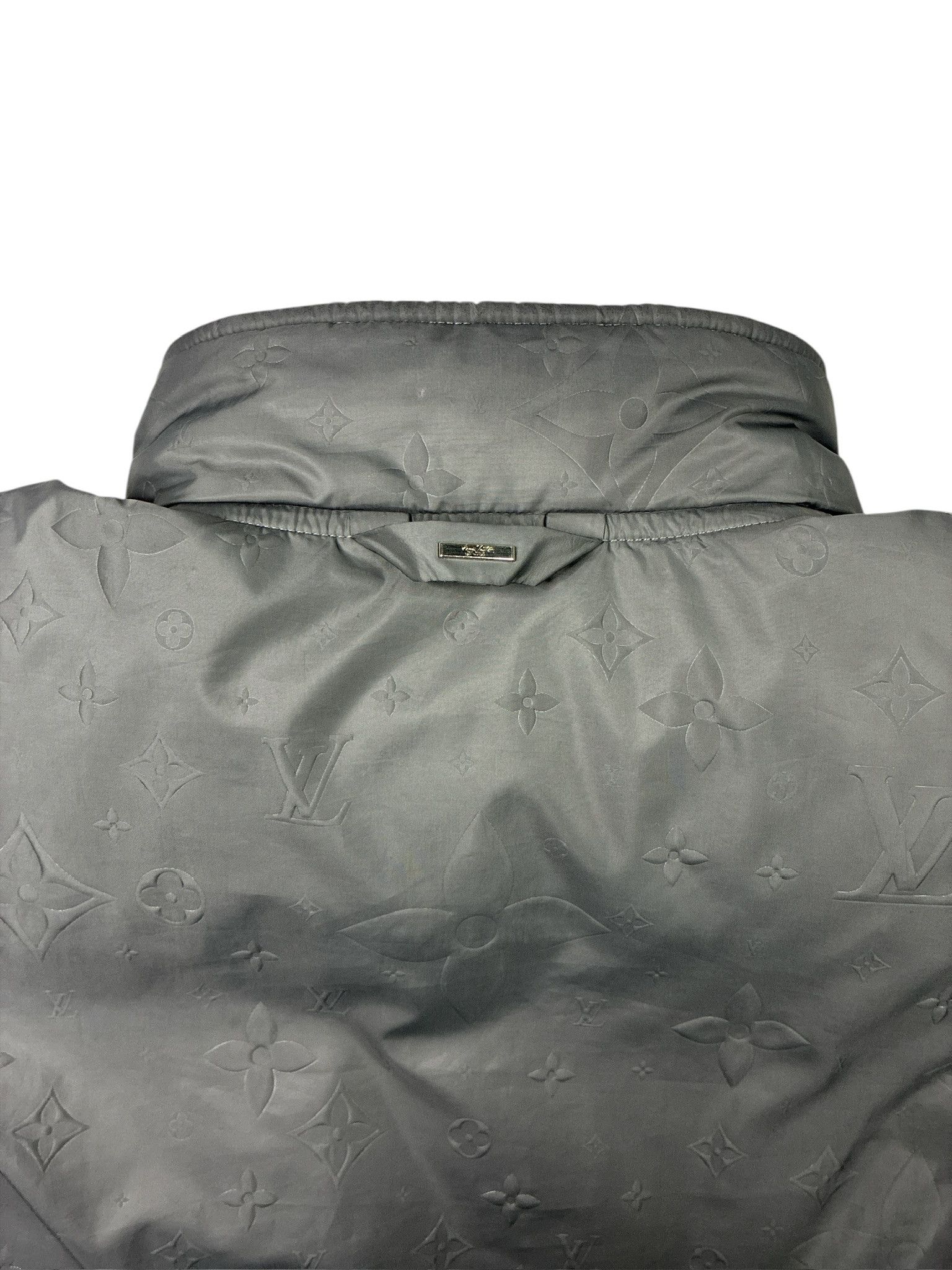 Louis Vuitton Louis Vuitton Reversible Monogram Down Blouson Jacket 'Grey' Size US L / EU 52-54 / 3 - 8 Thumbnail