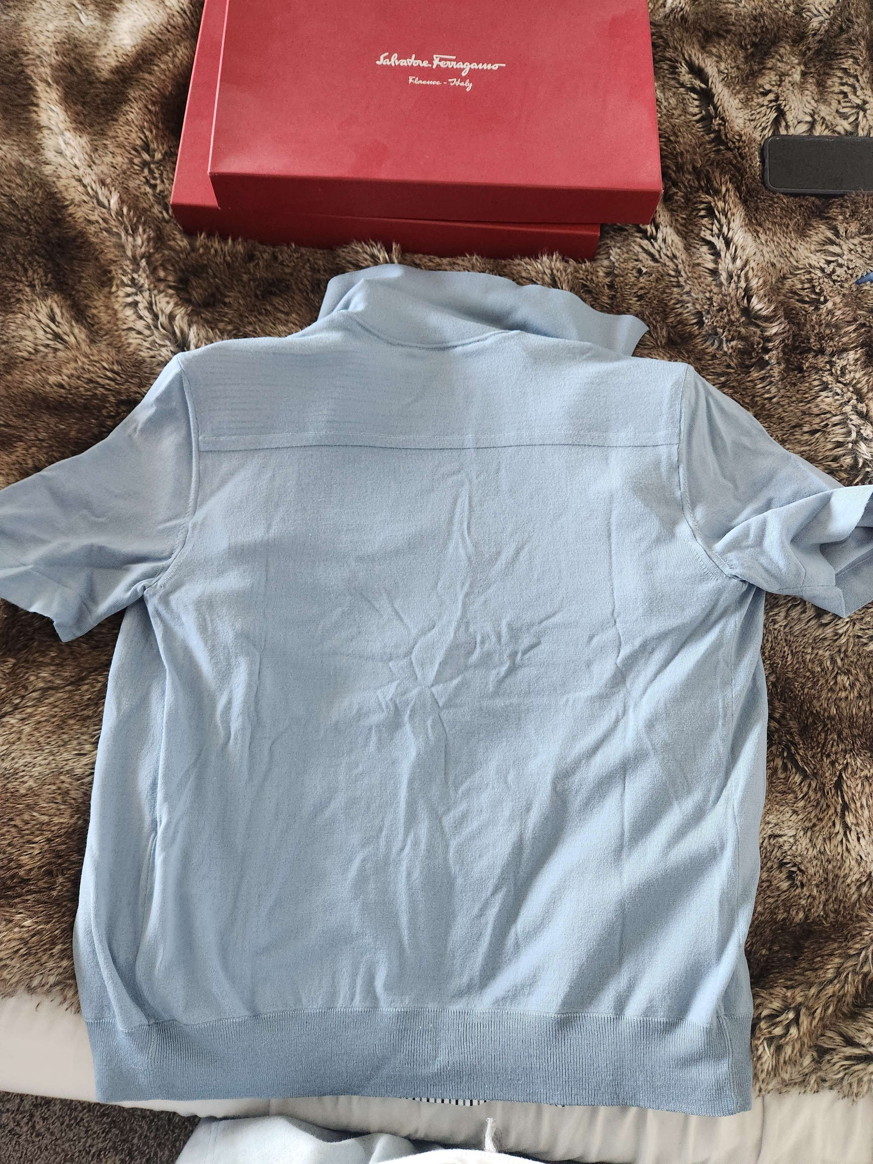 Salvatore Ferragamo Salvatore Ferragamo Polo T-Shirt Full Button up Size US S / EU 44-46 / 1 - 4 Thumbnail