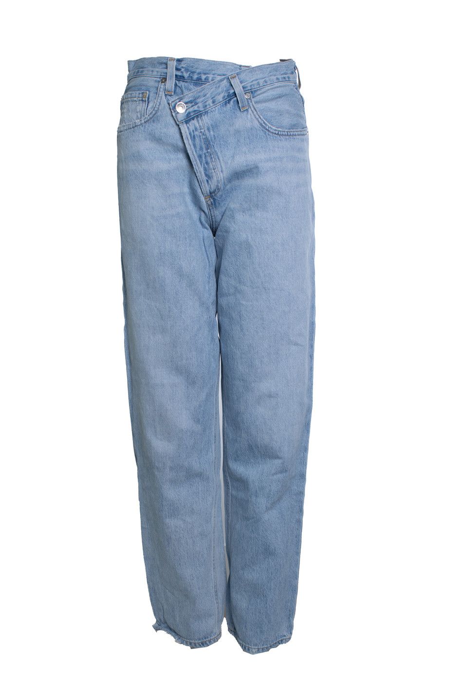 Agolde Agolde, Light blue criss cross jeans Size 26" / US 2 / IT 38 - 1 Thumbnail