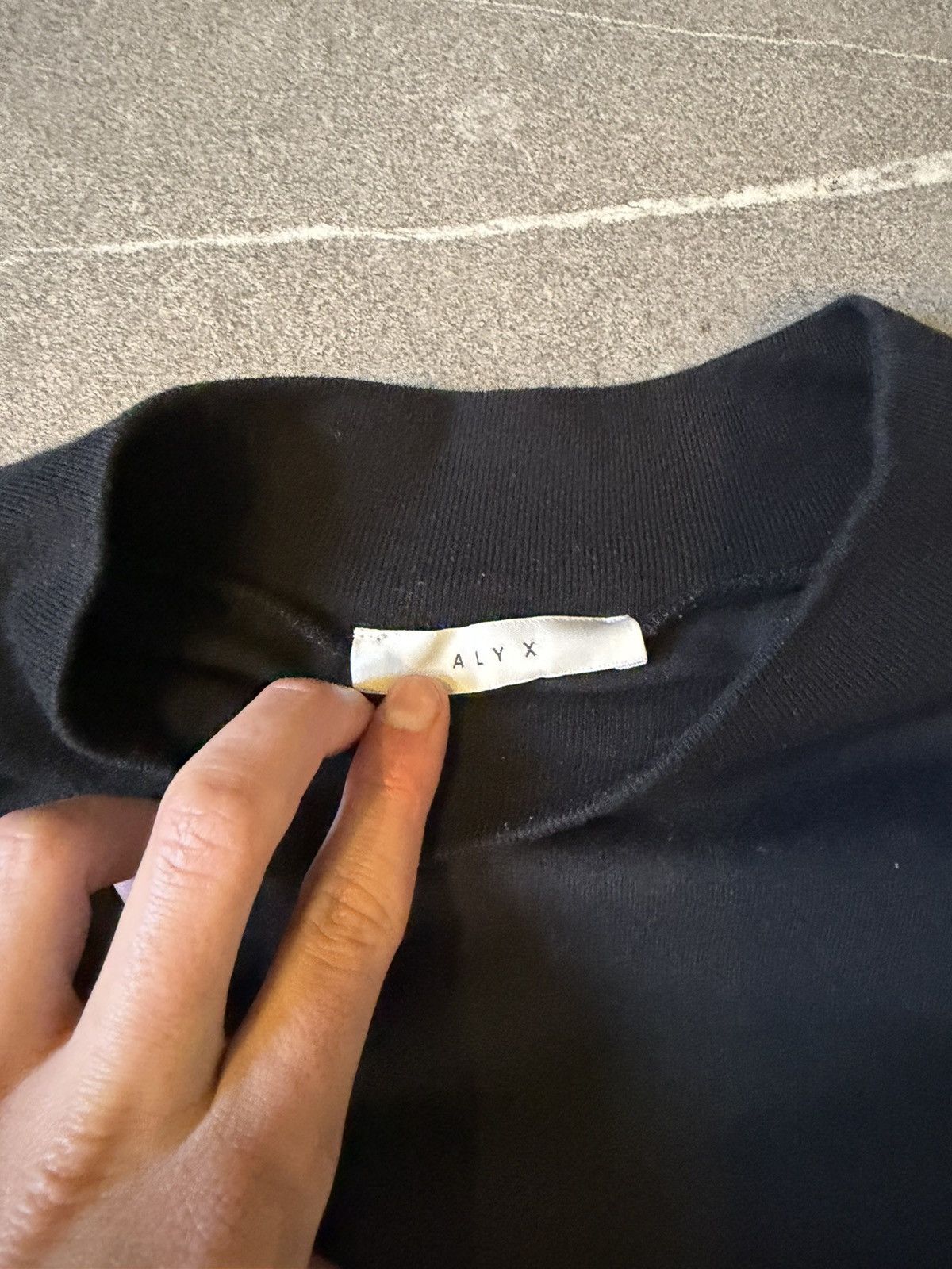 Alyx Mathew Williams 1/3 Hand Painted Black Crewneck Size US M / EU 48-50 / 2 - 6 Thumbnail