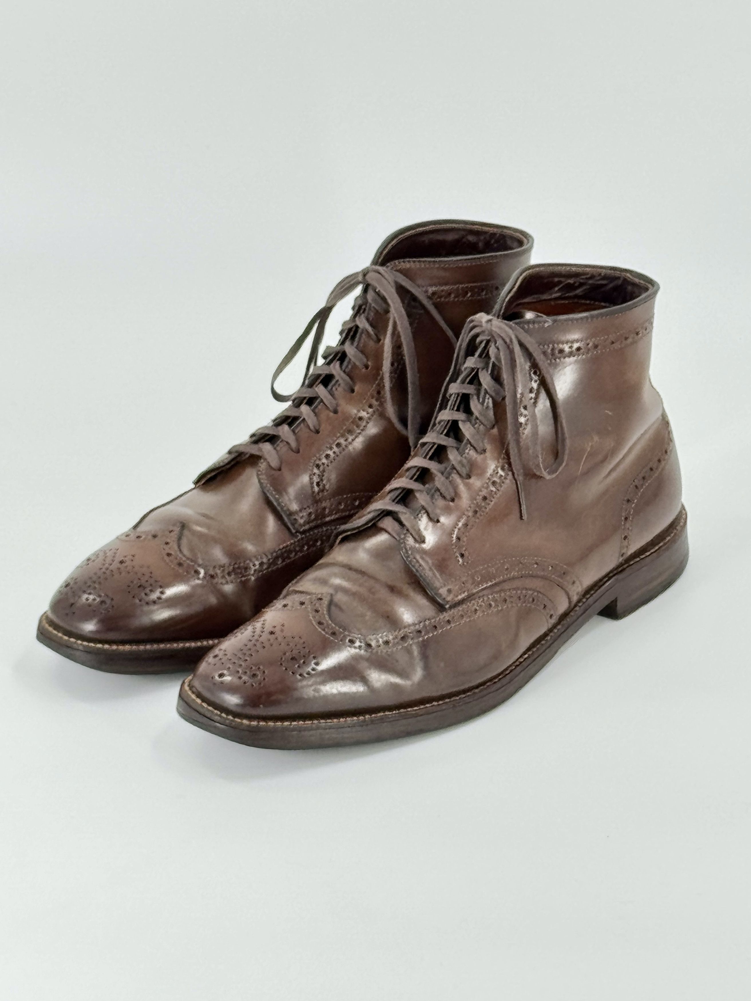 Alden Alden for J. Crew Plain Toe Boot - Tobacco 9.5 B/D 
