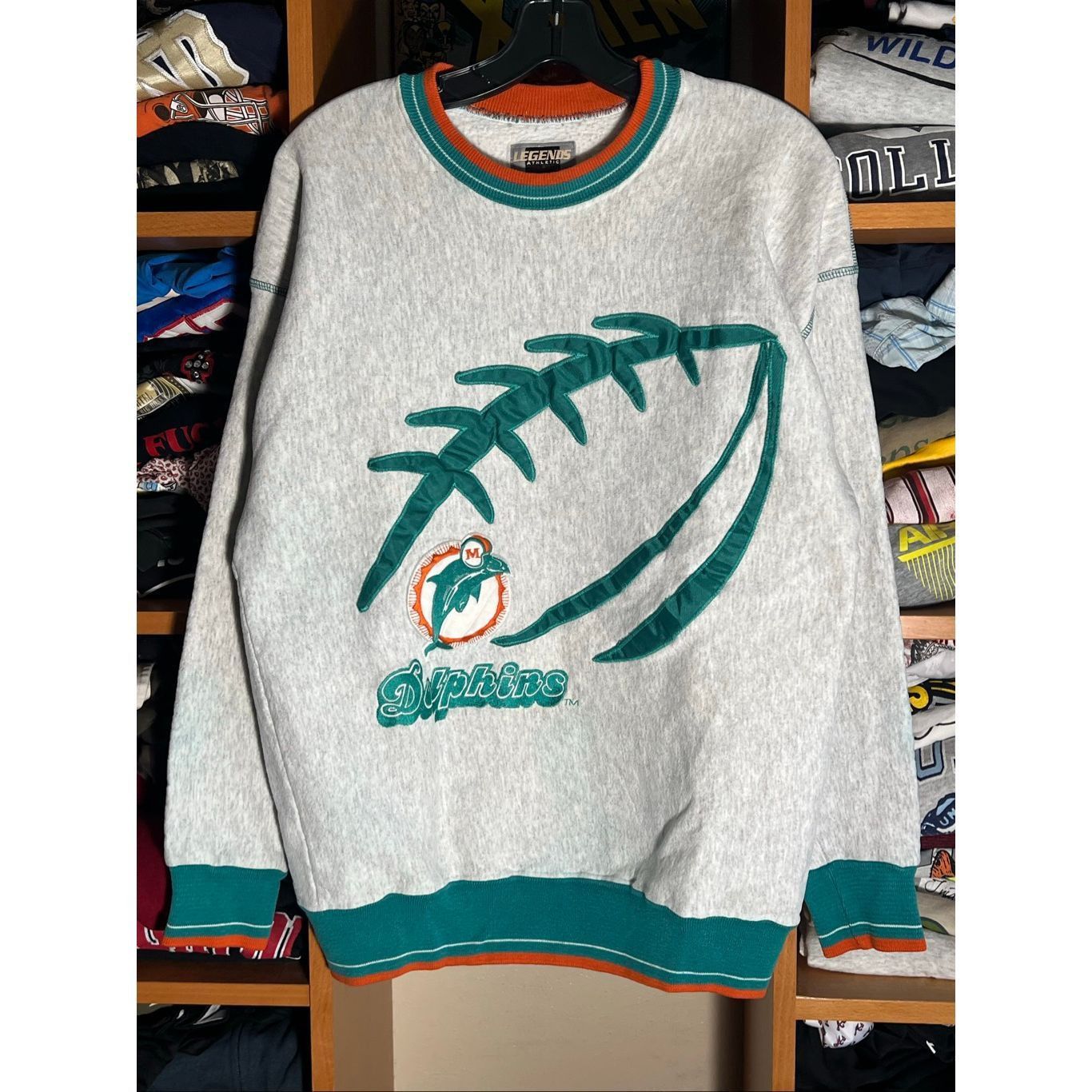 NFL Vintage Legends NFL Miami Dolphins Crewneck Sweatshirt Size US L / EU 52-54 / 3 - 1 Thumbnail