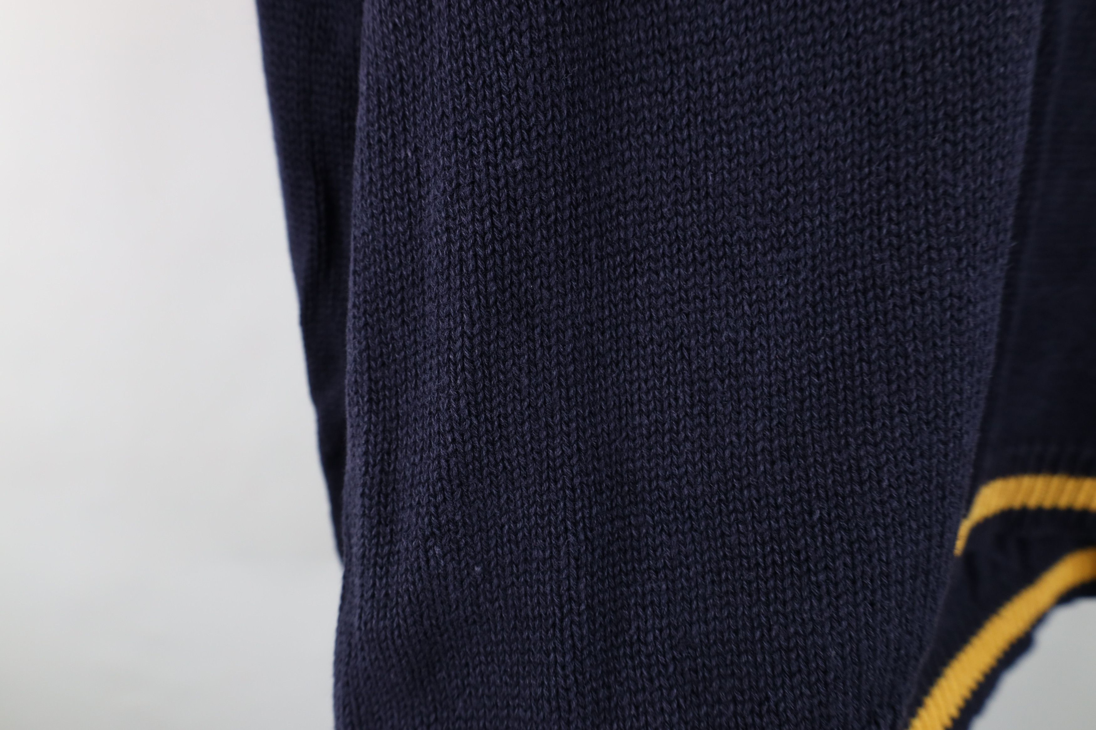 Vintage Vintage 90s Streetwear Diamond Chunky Cable Knit Sweater Size US S / EU 44-46 / 1 - 9 Thumbnail
