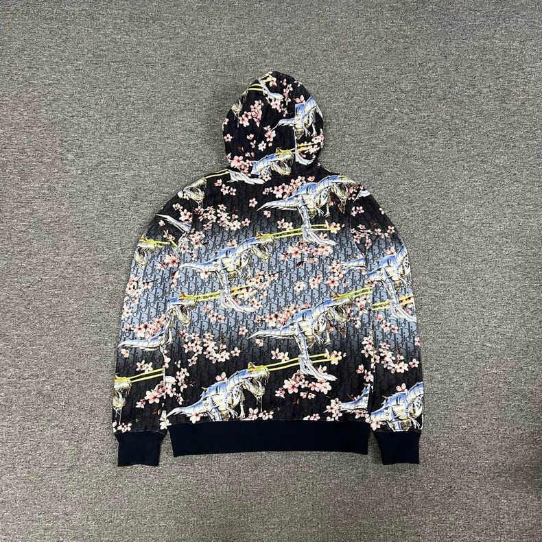 Dior Dior Kong Shanji Co-branded Tyrannosaurus Rex Hooded hoodie Size US S / EU 44-46 / 1 - 2 Thumbnail