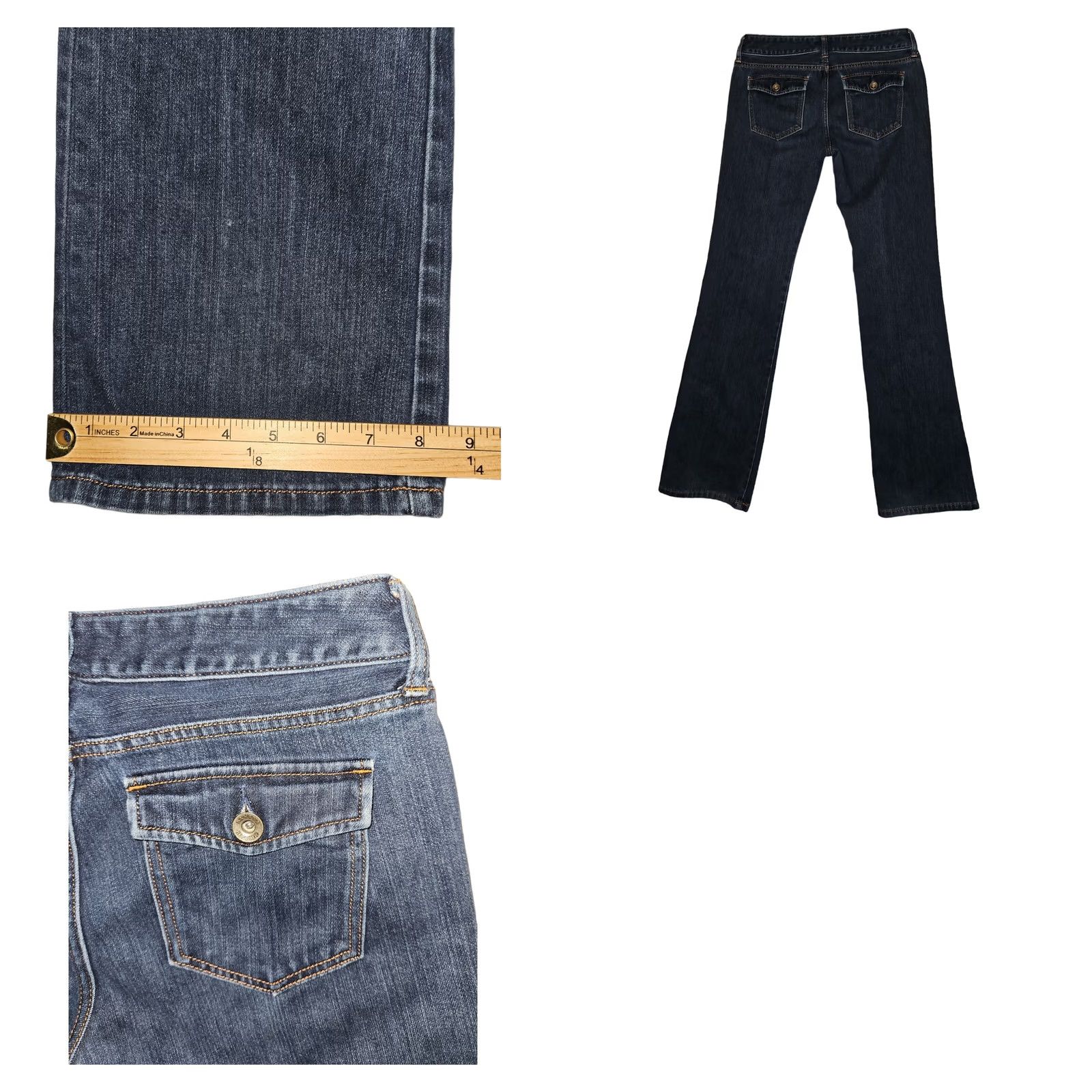 Banana Republic Banana Republic Jeans Women's 27 Boot Cut Blue Stretch Denim Regular 31 Inseam Preppy City Size 27" / US 4 / IT 40 - 8 Thumbnail