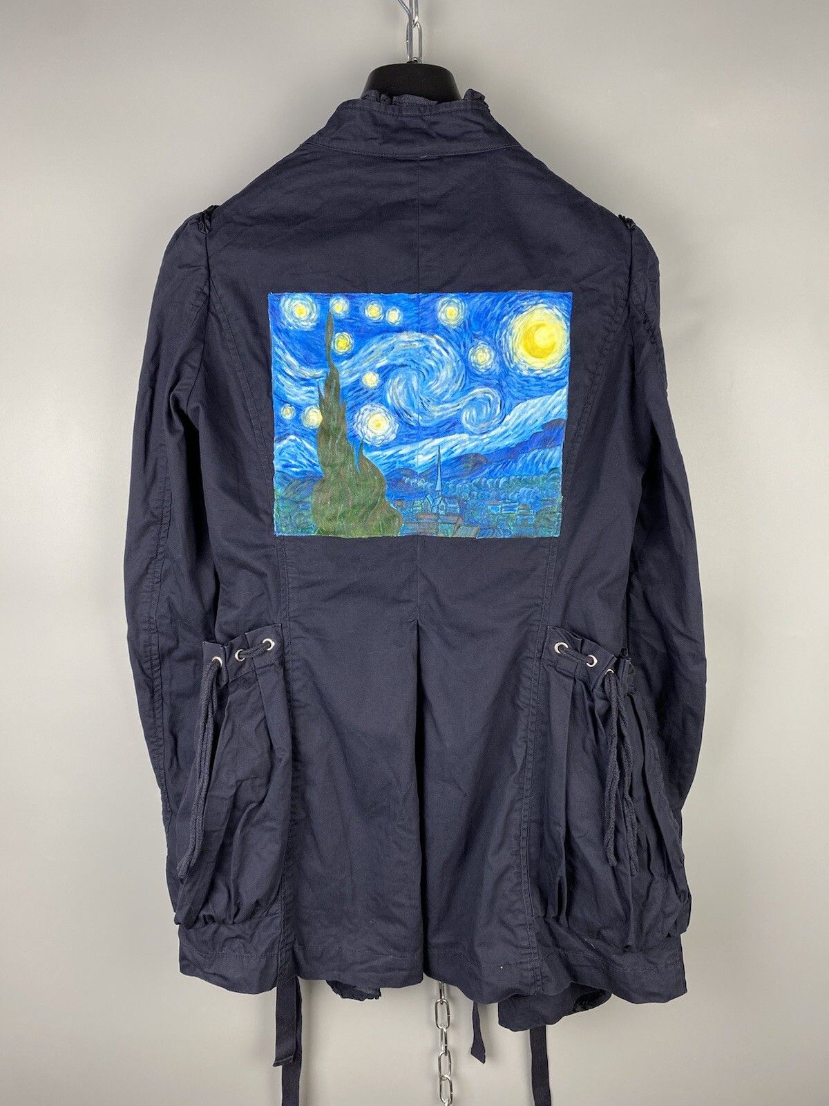 Marithe + Francois Girbaud Marithe Francois Girbaud Custom Drawn Print Jacket Size S / US 4 / IT 40 - 1 Thumbnail