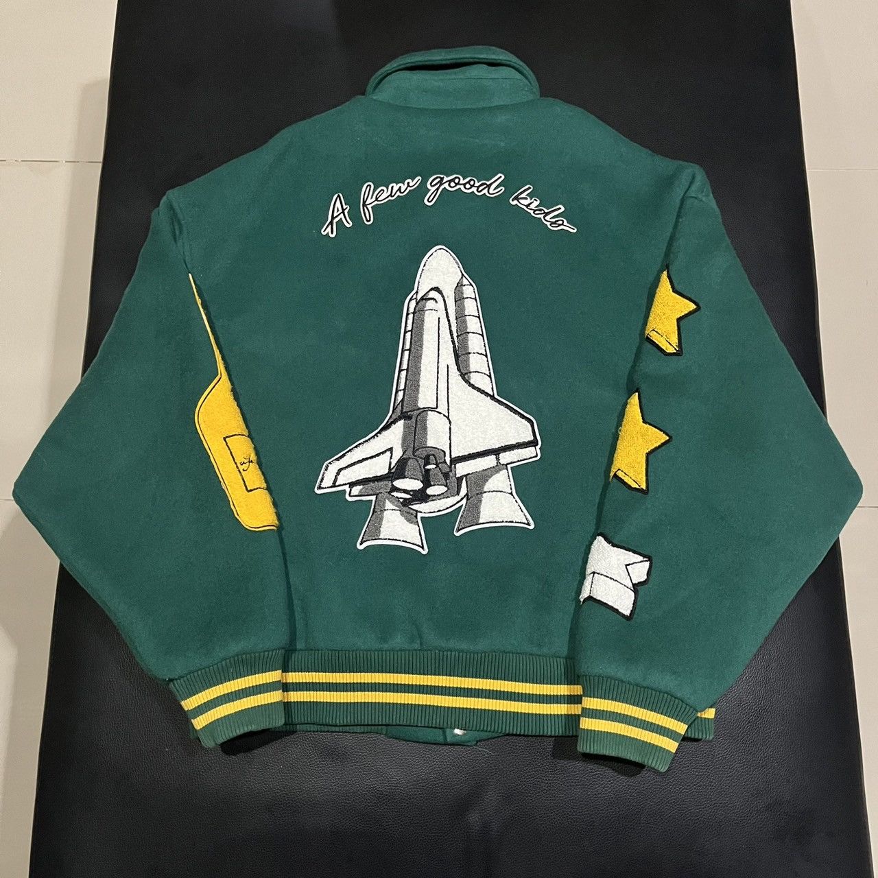 Japanese Brand A FEW GOOD KIDS ROCKET COLLEGE JACKET Size US L / EU 52-54 / 3 - 9 Thumbnail