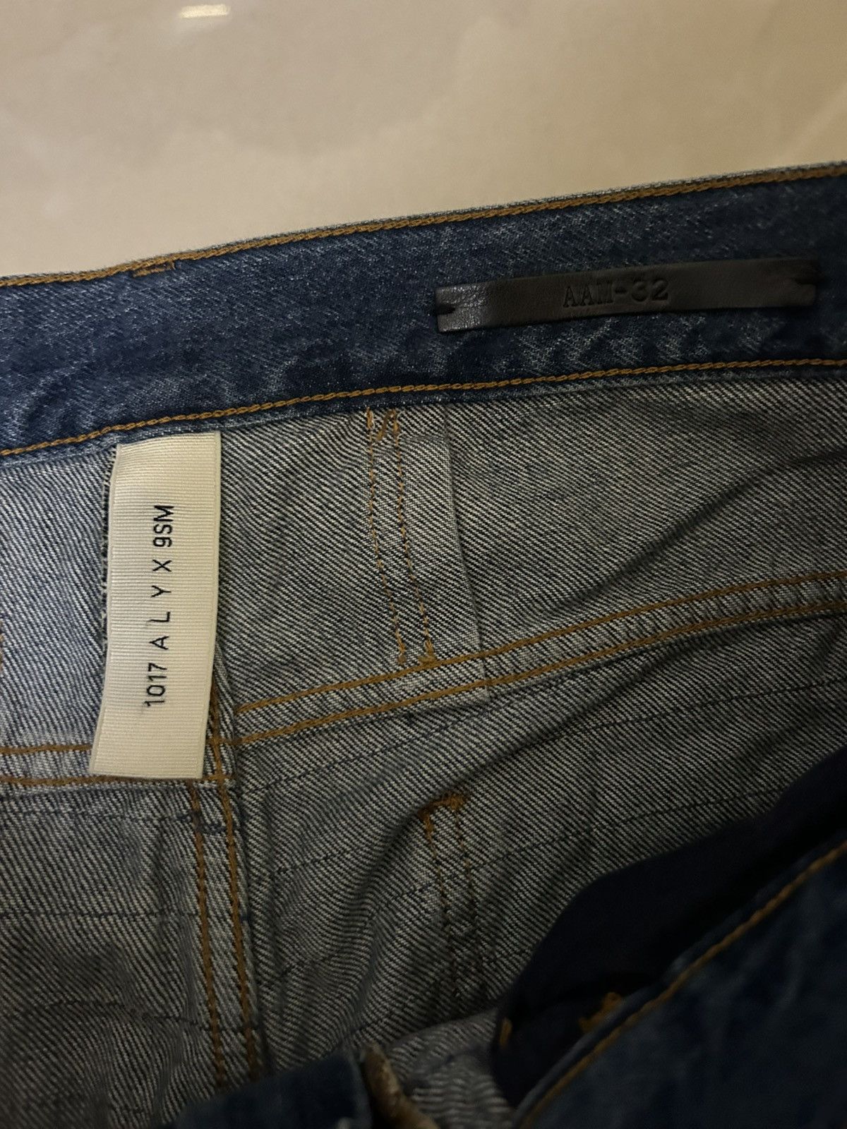 1017 ALYX 9SM × Blackmeans OG Alyx x Blackmeans Shredded Denim Size US 32 / EU 48 - 2 Thumbnail