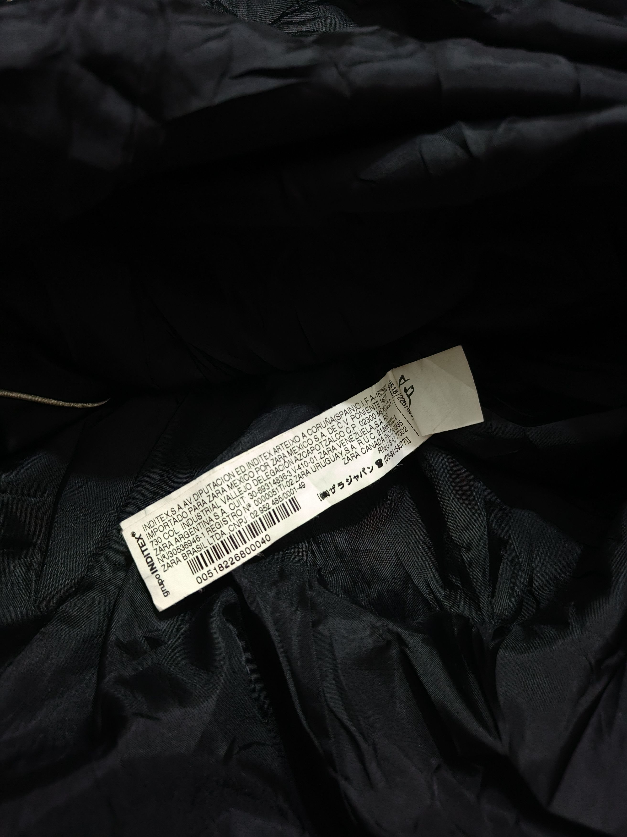 Other Vintage ZARA Basic Women Black Trench Coat Size L / US 10 / IT 46 - 8 Thumbnail