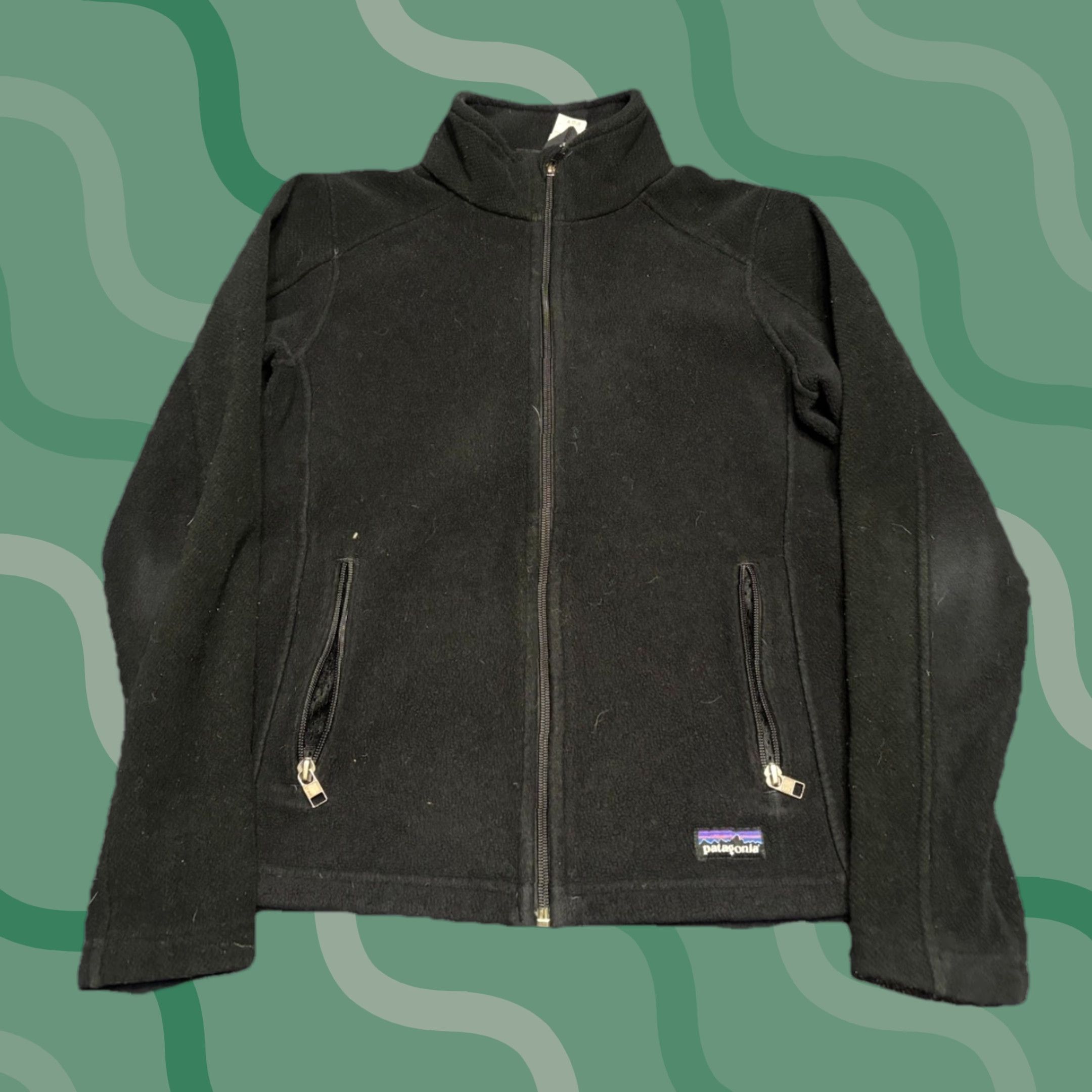 Patagonia Patagonia Jacket Women's Small Black Synchilla Fleece Long Sleeve Zip Casual Travel Adults Regular Size S / US 4 / IT 40 - 1 Thumbnail