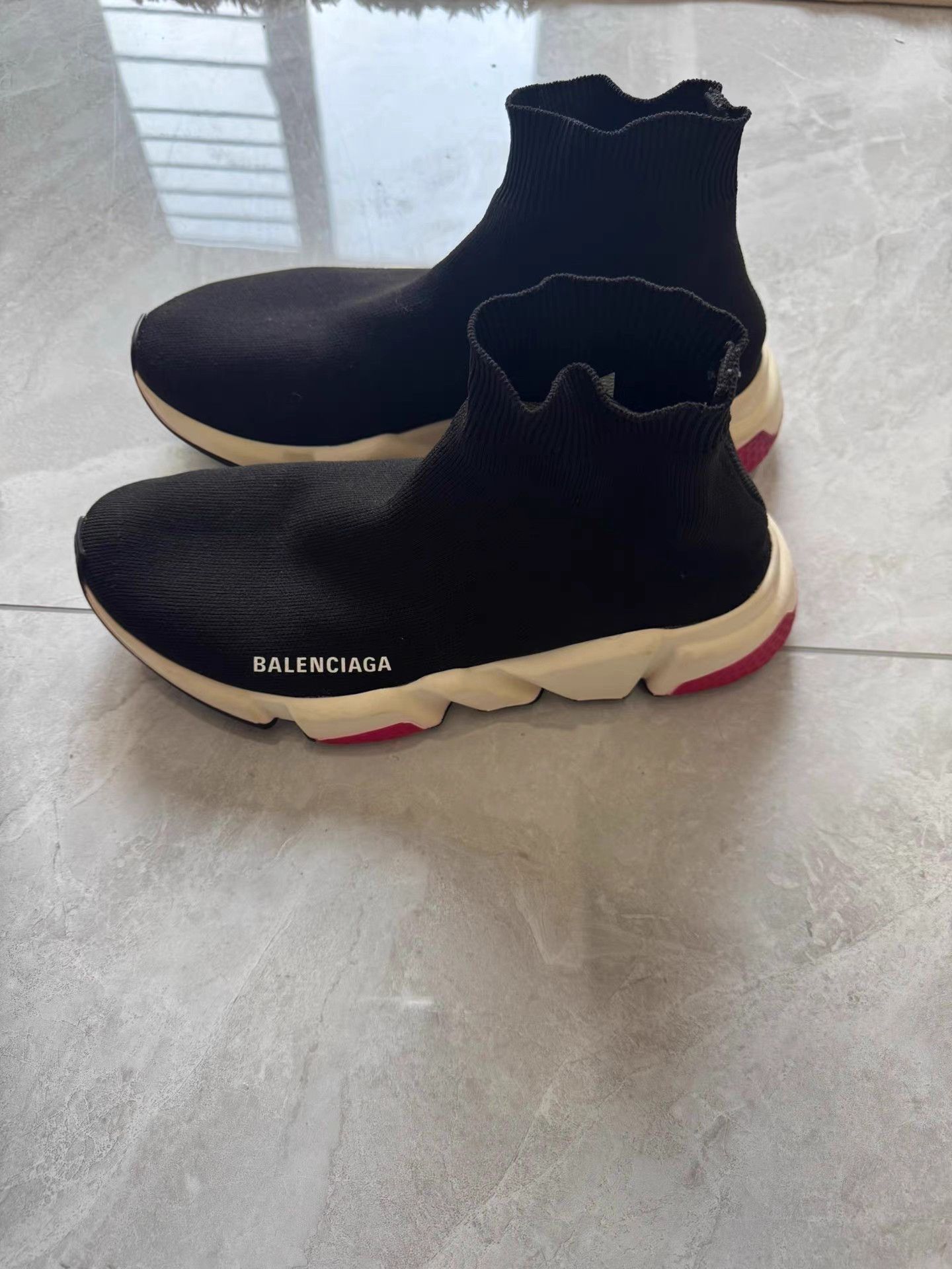 Balenciaga Balenciaga Speed 1.0 High-Top Slip-On Running Shoes K13 Size US 9 / IT 39 - 3 Thumbnail