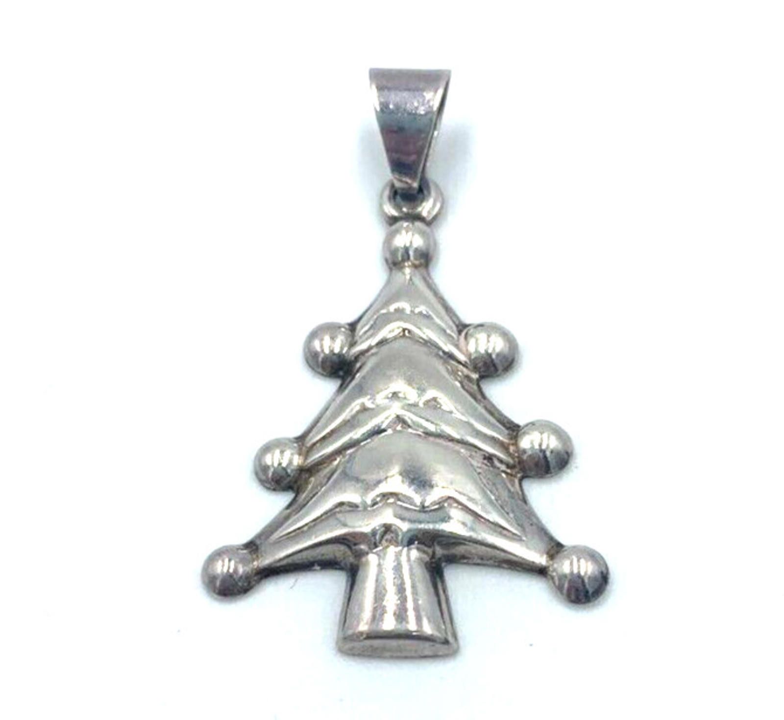 Other Stamped 925 Thailand Sterling Silver Christmas Tree Pendant Size ONE SIZE - 2 Thumbnail