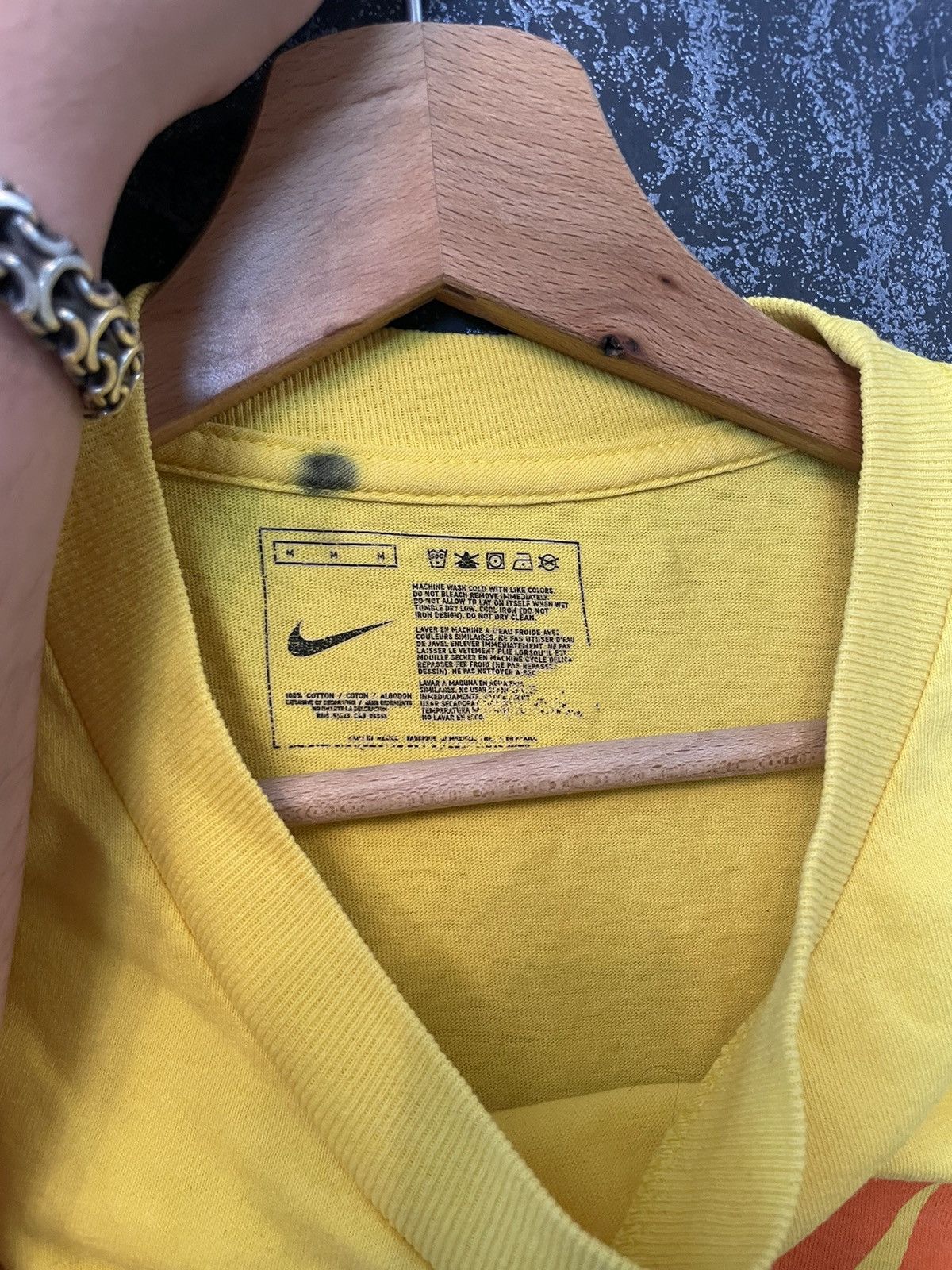 Nike × Vintage Nike vintage tee t-shirt big logo swoosh Size US M / EU 48-50 / 2 - 4 Thumbnail