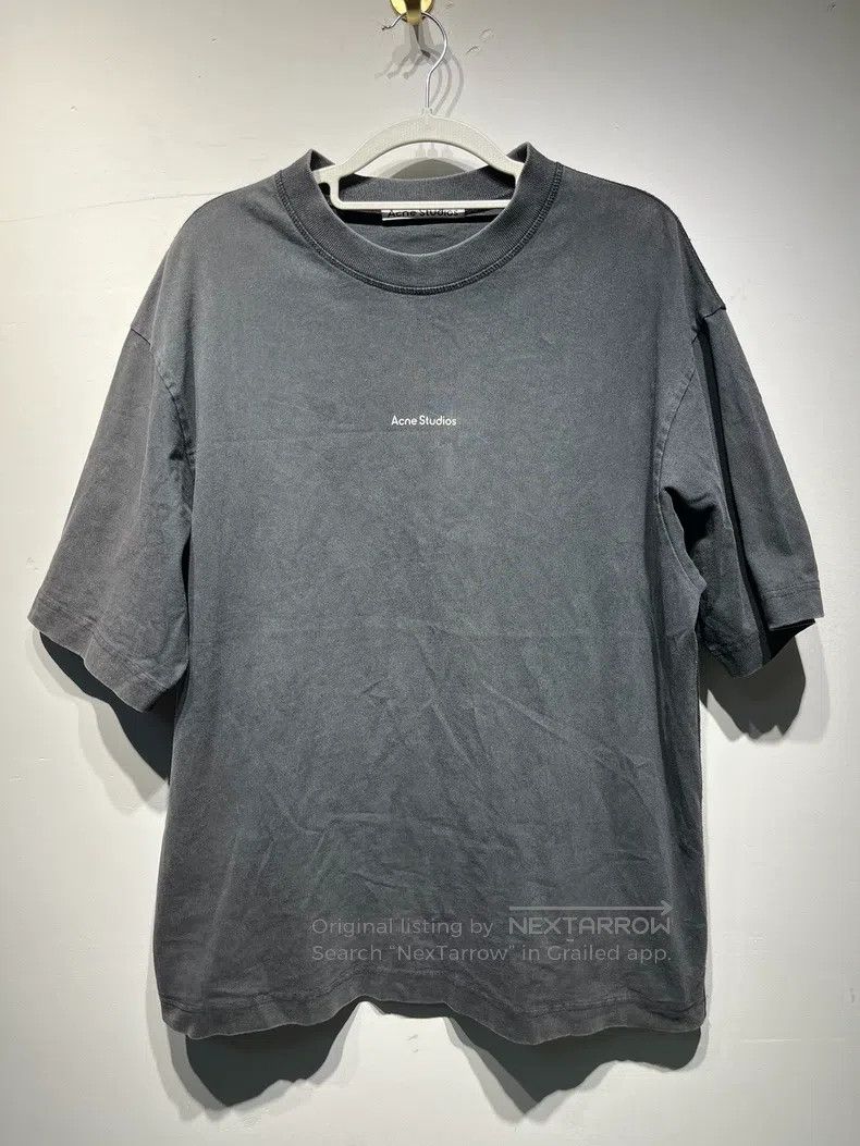 Acne Studios Acne Studios Micro Logo Solid Cotton Casual Short-sleeve T Size US XS / EU 42 / 0 - 1 Thumbnail