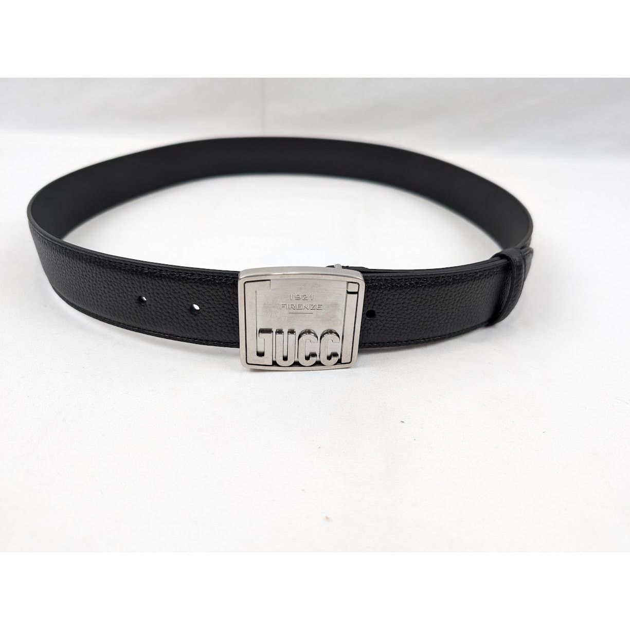Gucci o1rshd1 Size: 90 CM / Logo Plate Belt in Black Size 36 - 9 Thumbnail