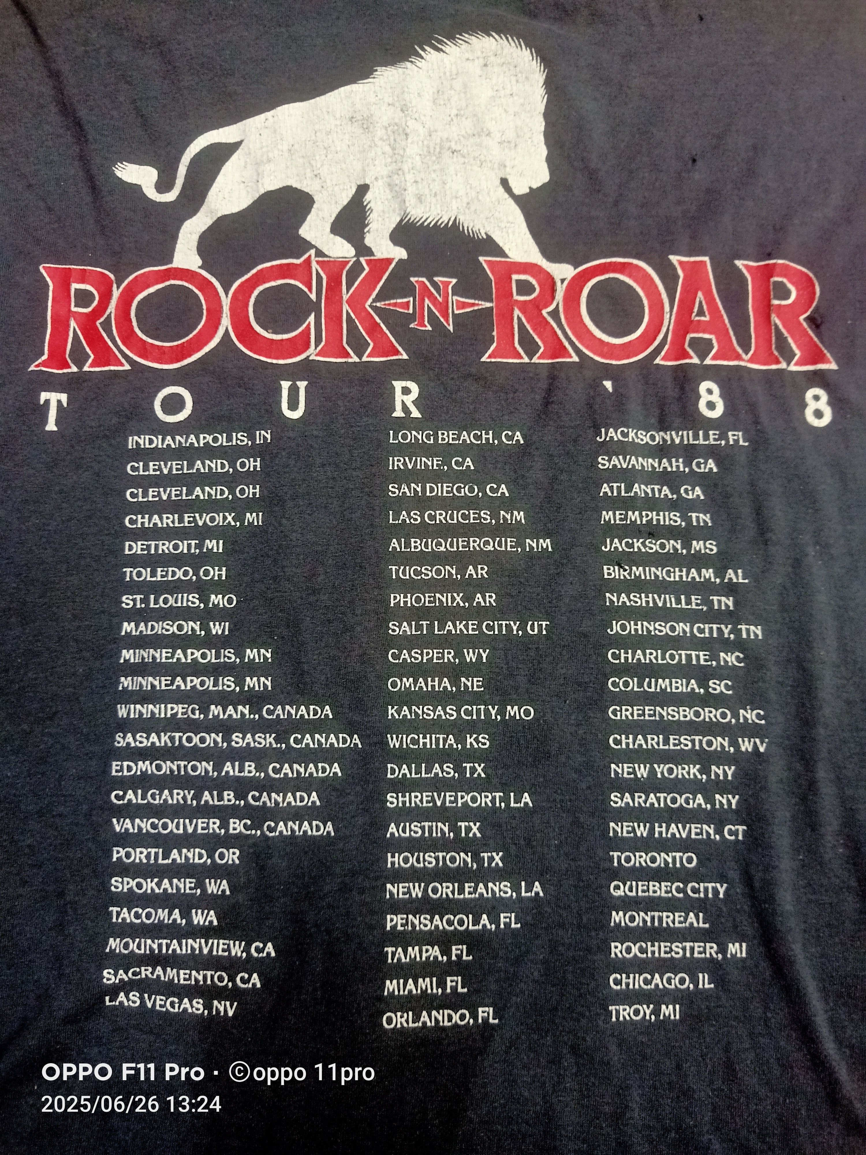 Band Tees × Vintage 🔥 Vintage WHITE LION 'Pride ' 80s Tour Band Sleeve 🔥 Size US L / EU 52-54 / 3 - 13 Thumbnail