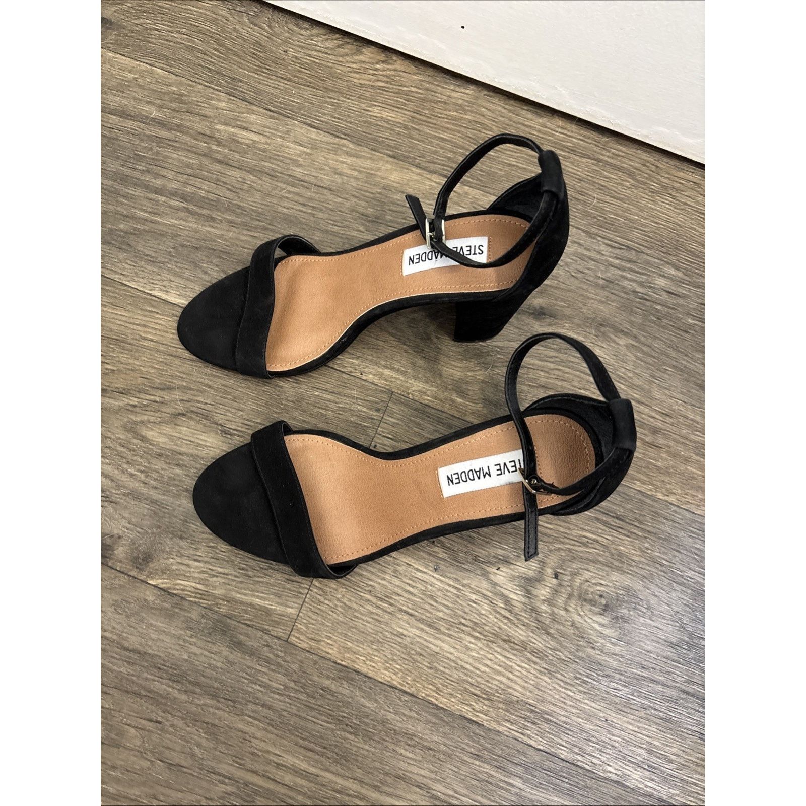 Steve Madden Steve Madden Black Strappy Heels Size 8 Size US 8 / IT 38 - 2 Thumbnail