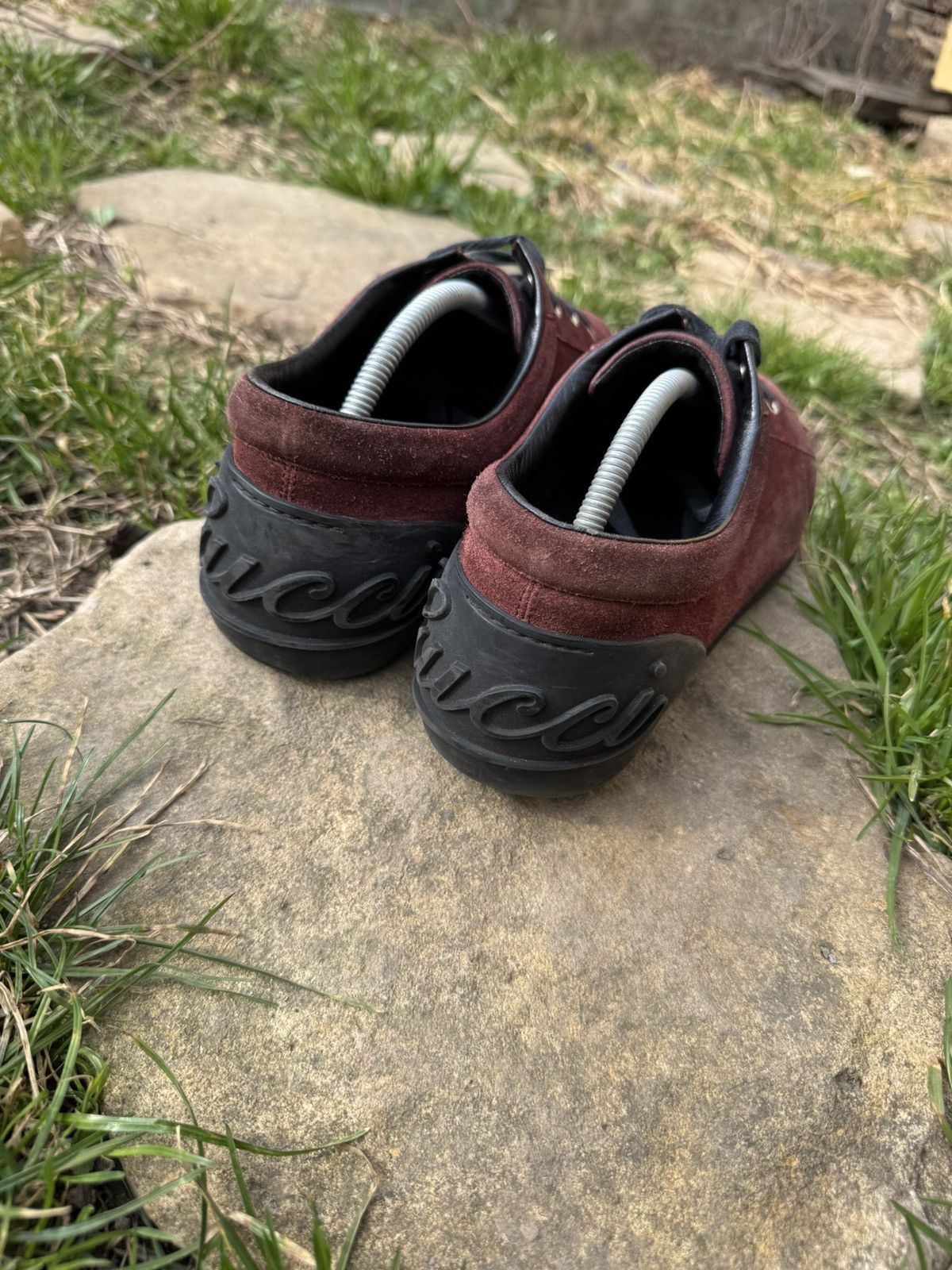 Gucci Gucci Low Top Suede Sneakers Size US 11 / EU 44 - 3 Thumbnail