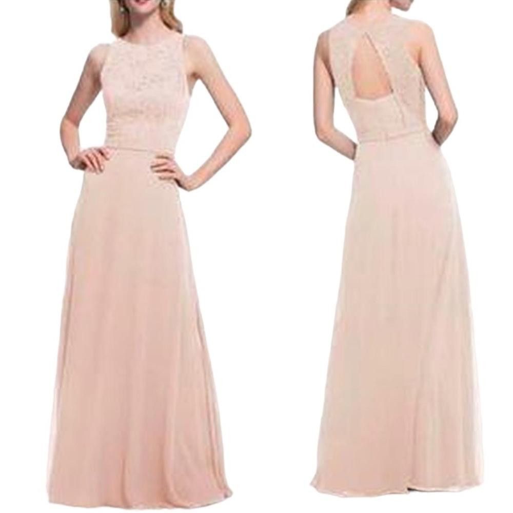 Designer Azazie l Blush Lace Bridesmaid Dress Size 8 Size M / US 6-8 / IT 42-44 - 9 Thumbnail