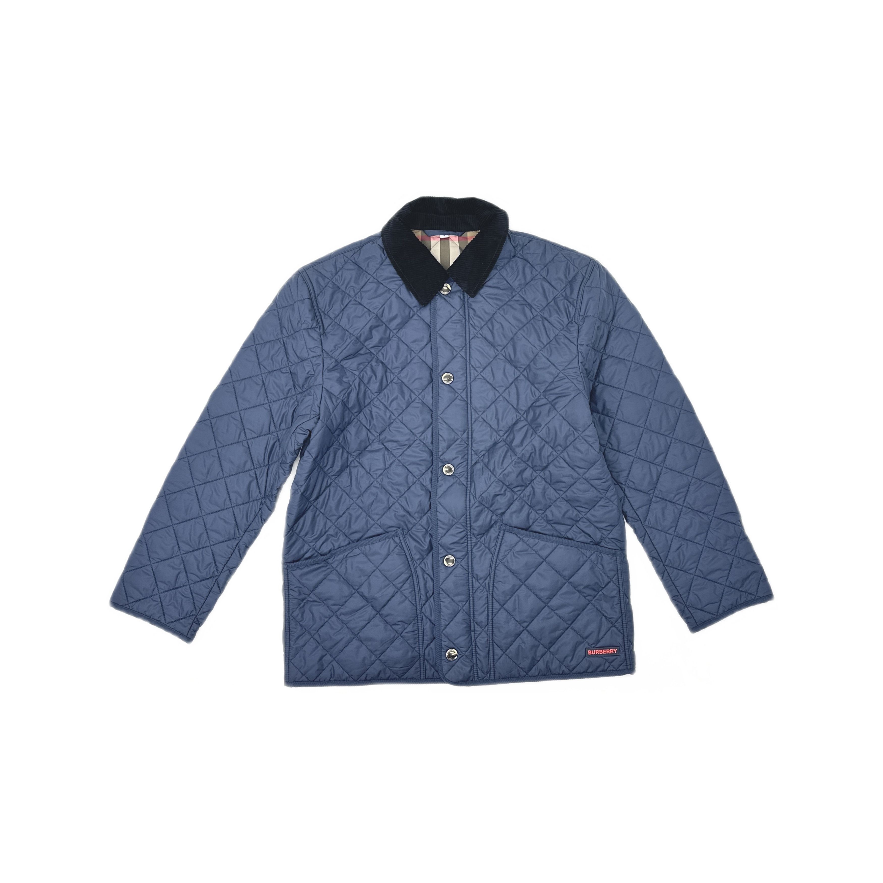 Burberry Burberry Quilted Jacket Blue Size M Size US M / EU 48-50 / 2 - 1 Thumbnail