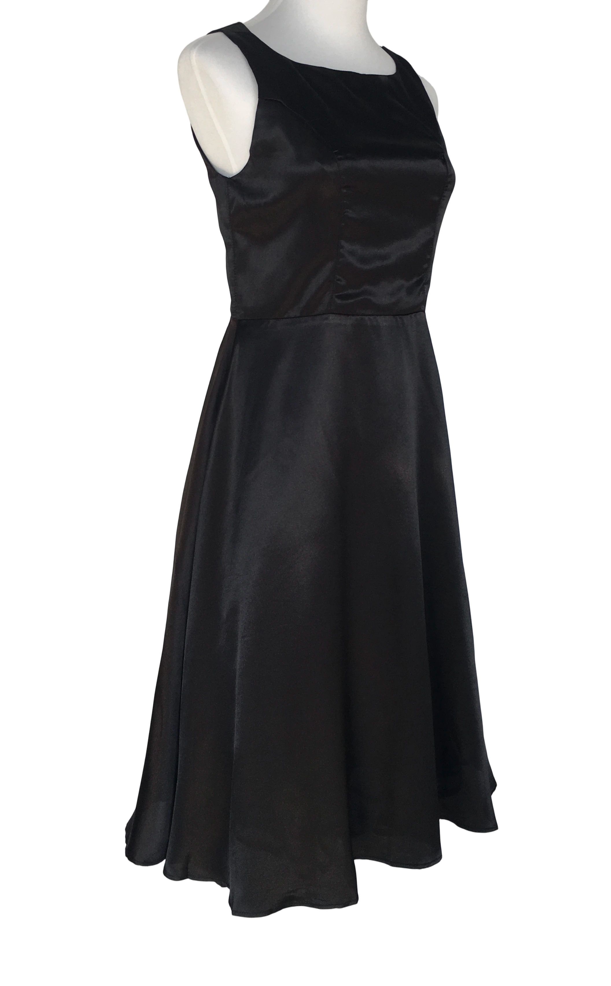 Other Black satin sleeveles women dress Size S / US 4 / IT 40 - 2 Thumbnail