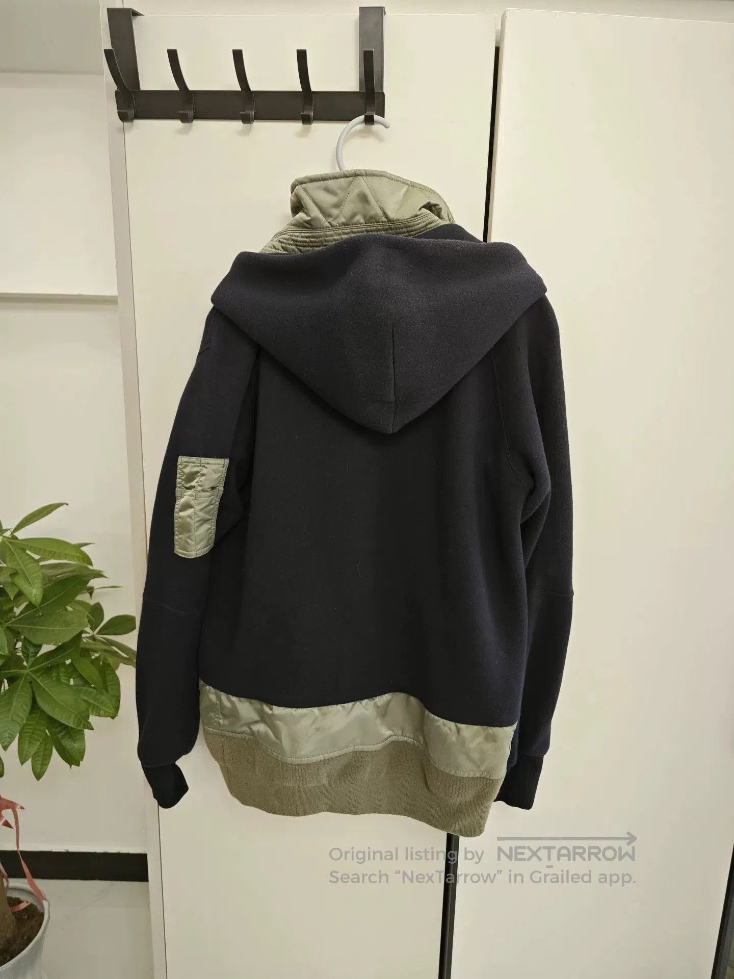 Sacai Sacai Spliced Zip Hooded Pilot Jacket. Size US M / EU 48-50 / 2 - 2 Thumbnail