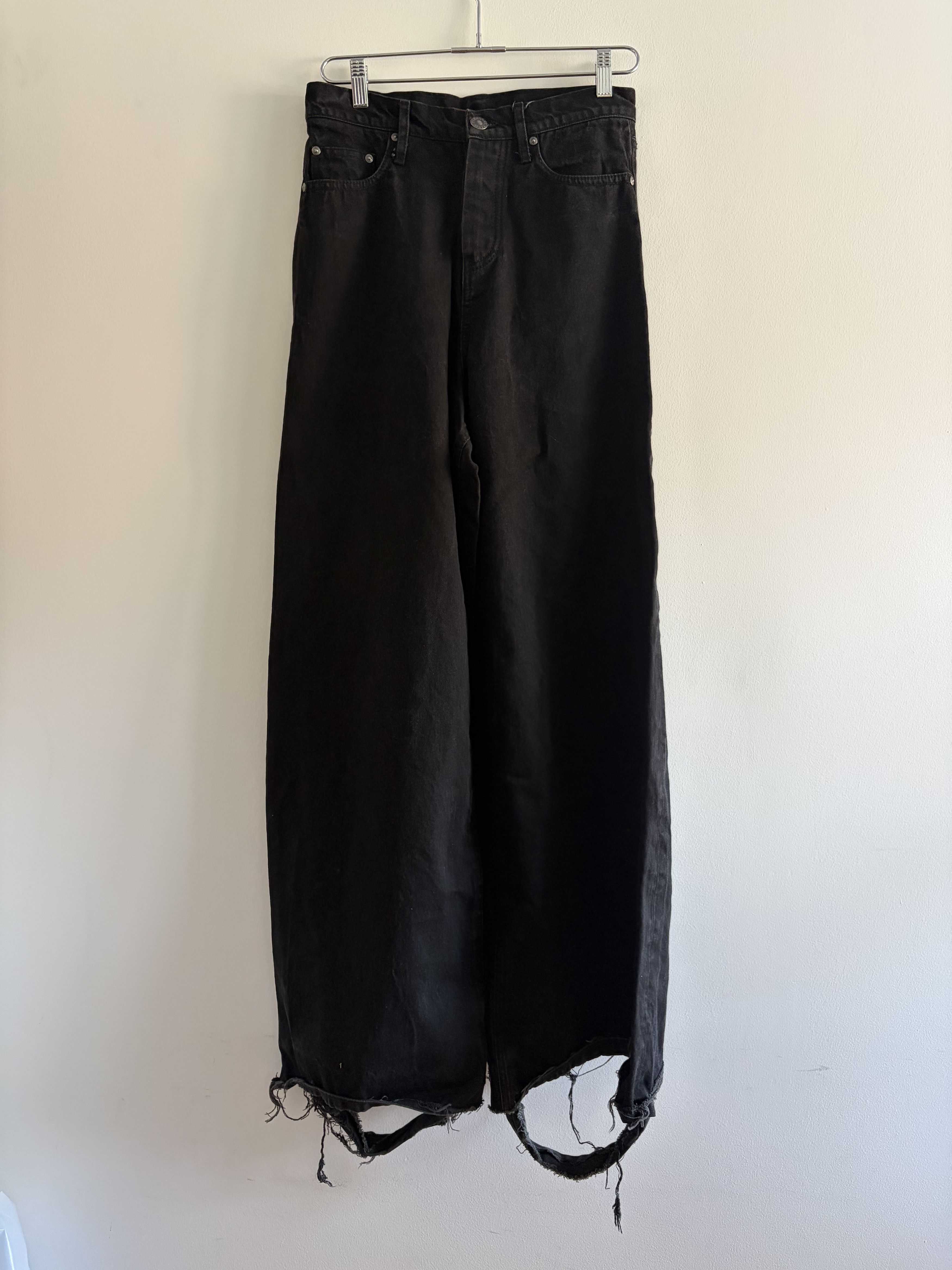 Paradoxe Paris Paradoxe paris big baggy black denim | Grailed