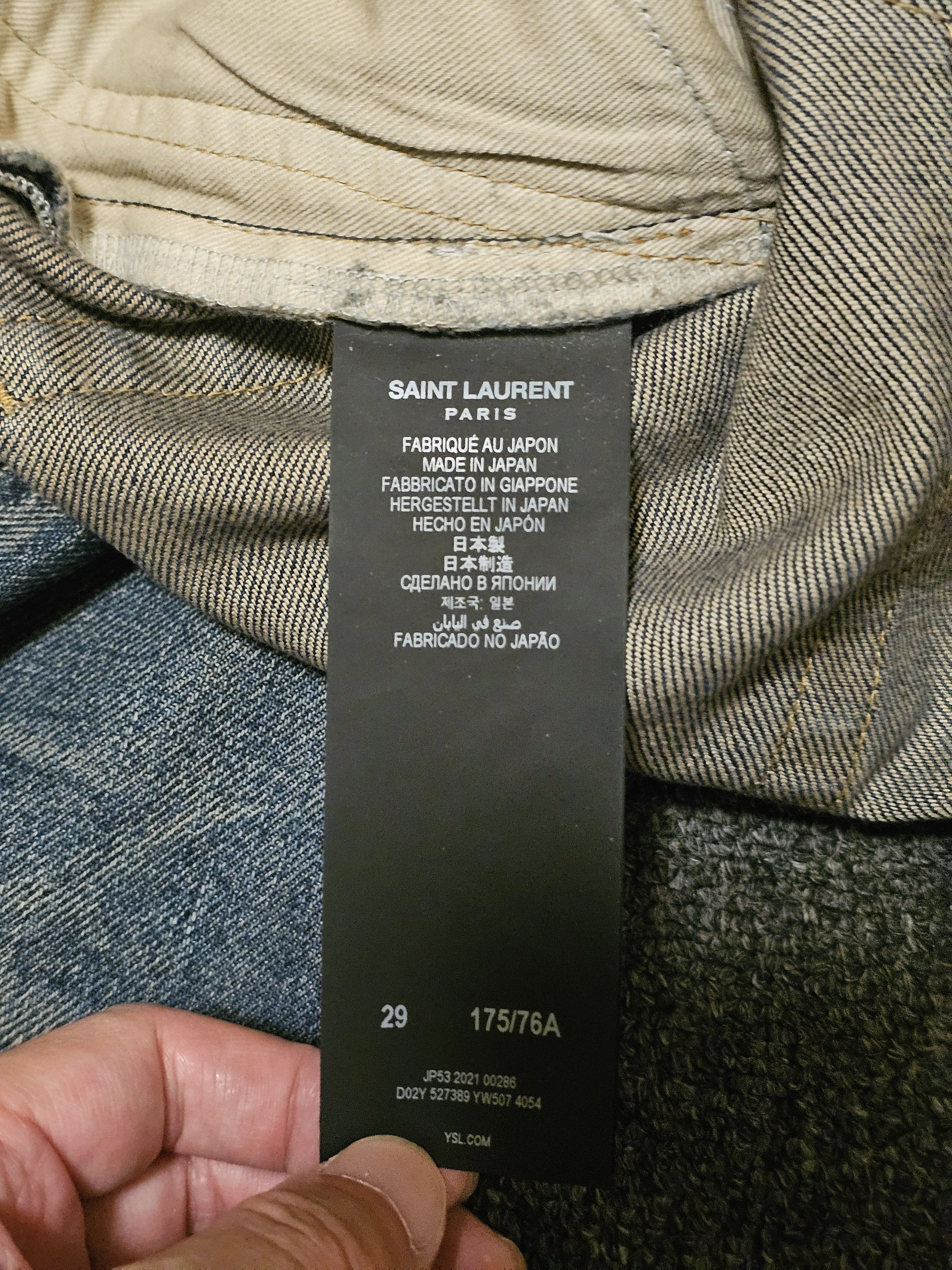Saint Laurent Paris Saint Laurent Men's D02 Jeans Size 29 like new Size US 29 - 6 Thumbnail