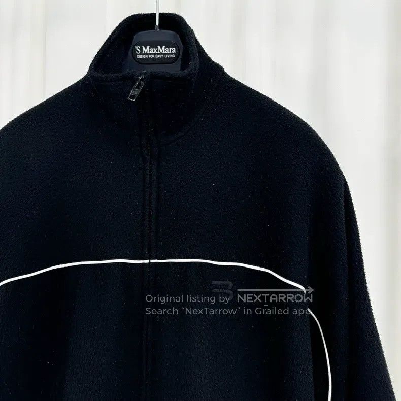 Balenciaga Balenciaga Double Hook Embroidered Fleece Zip Jacket Size XXS / US 00 / IT 34 - 3 Thumbnail
