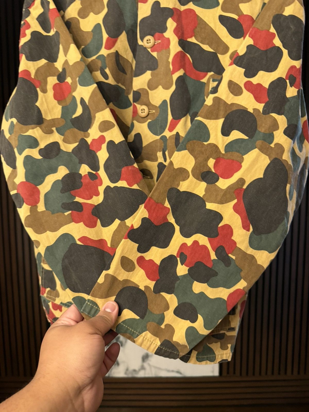Bape Vintage Bape Camo Faded Jacket Size Medium Size US M / EU 48-50 / 2 - 4 Thumbnail