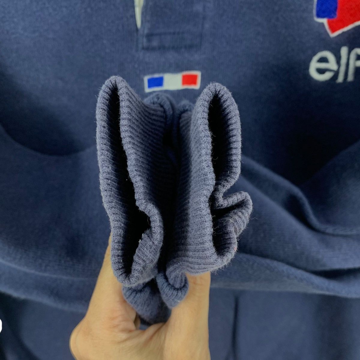 Vintage Vintage 90's ELF Embroidery Logo Polo Jumper Sweatshirt Size US M / EU 48-50 / 2 - 5 Thumbnail