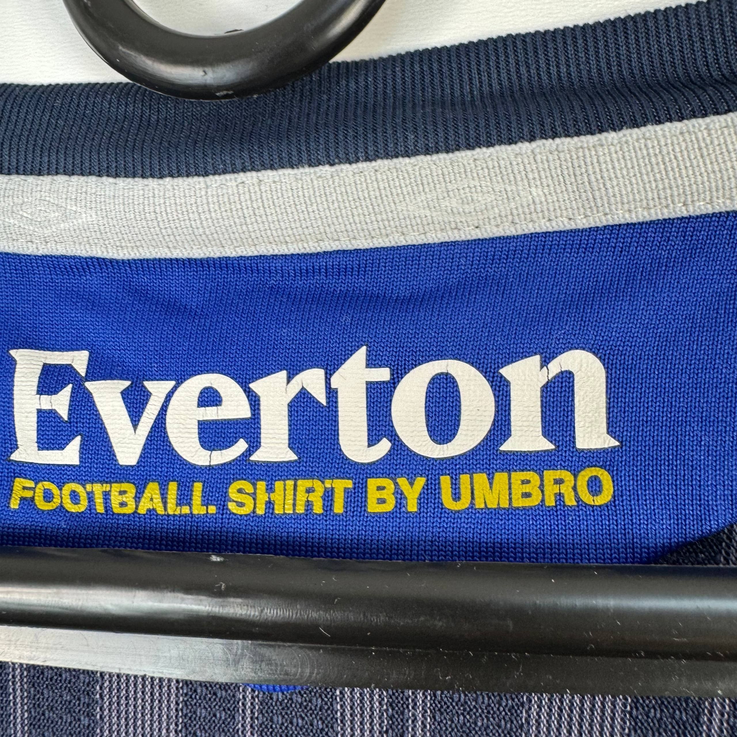 Umbro Umbro Everton FC Goalkeeper Jersey Blue Mens Size 3XL Size US XXL / EU 58 / 5 - 3 Thumbnail